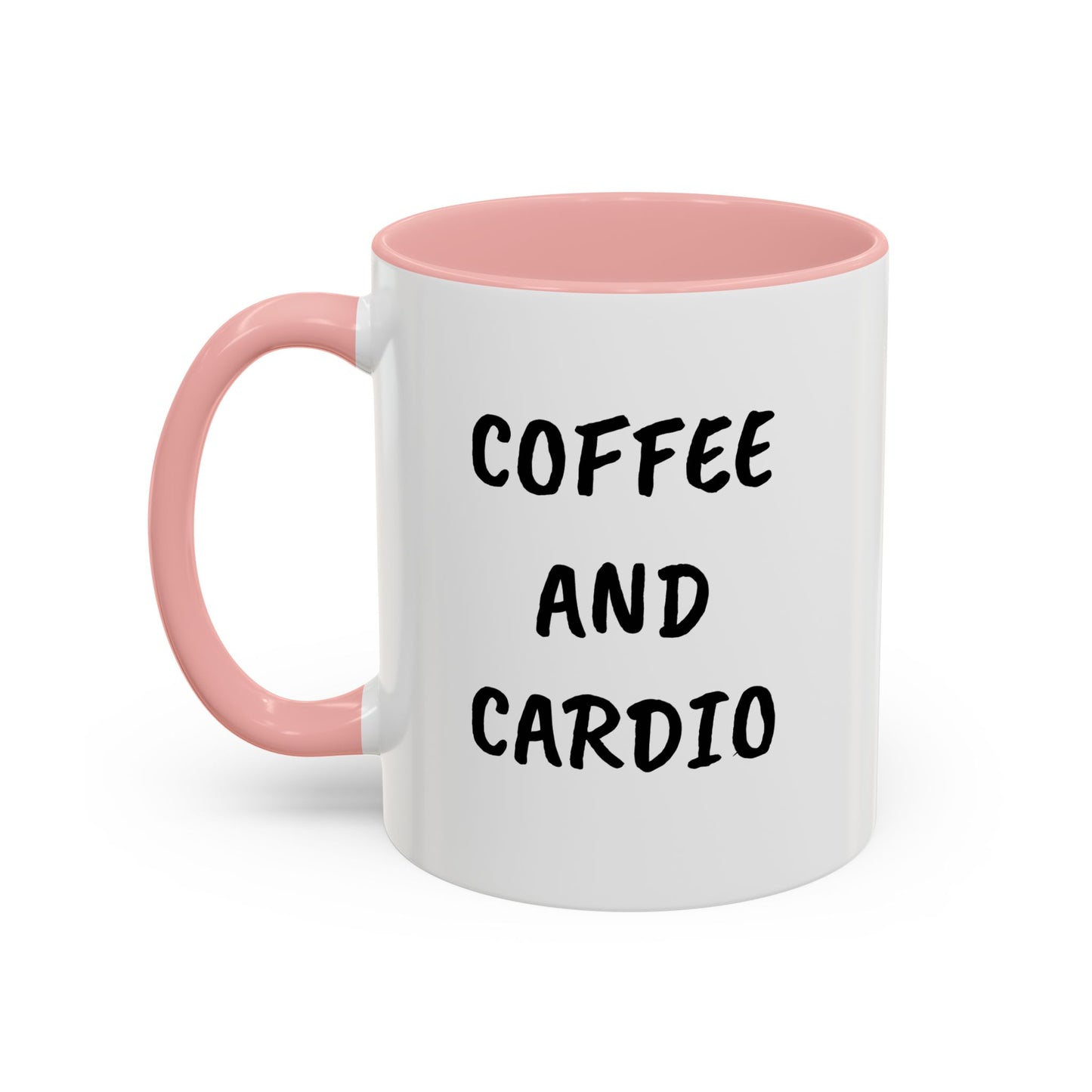 Coffee and Cardio Accent Mug