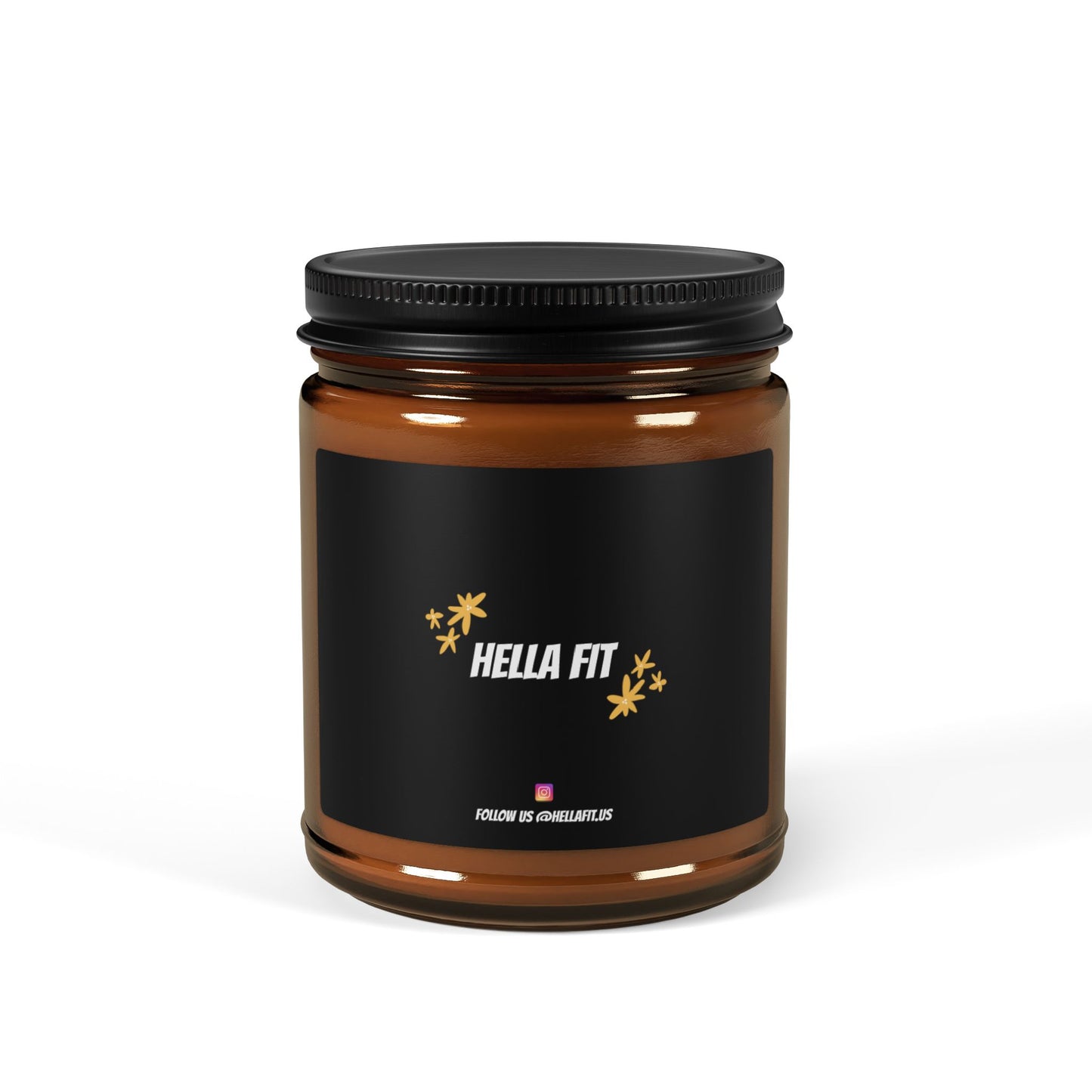 Scented Soy Candle (Multi-Size, Amber Jar)