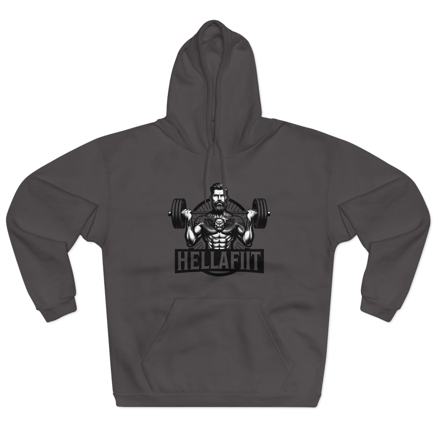 " HELLAFIT" Original Design - Men's Pullover Hoodie