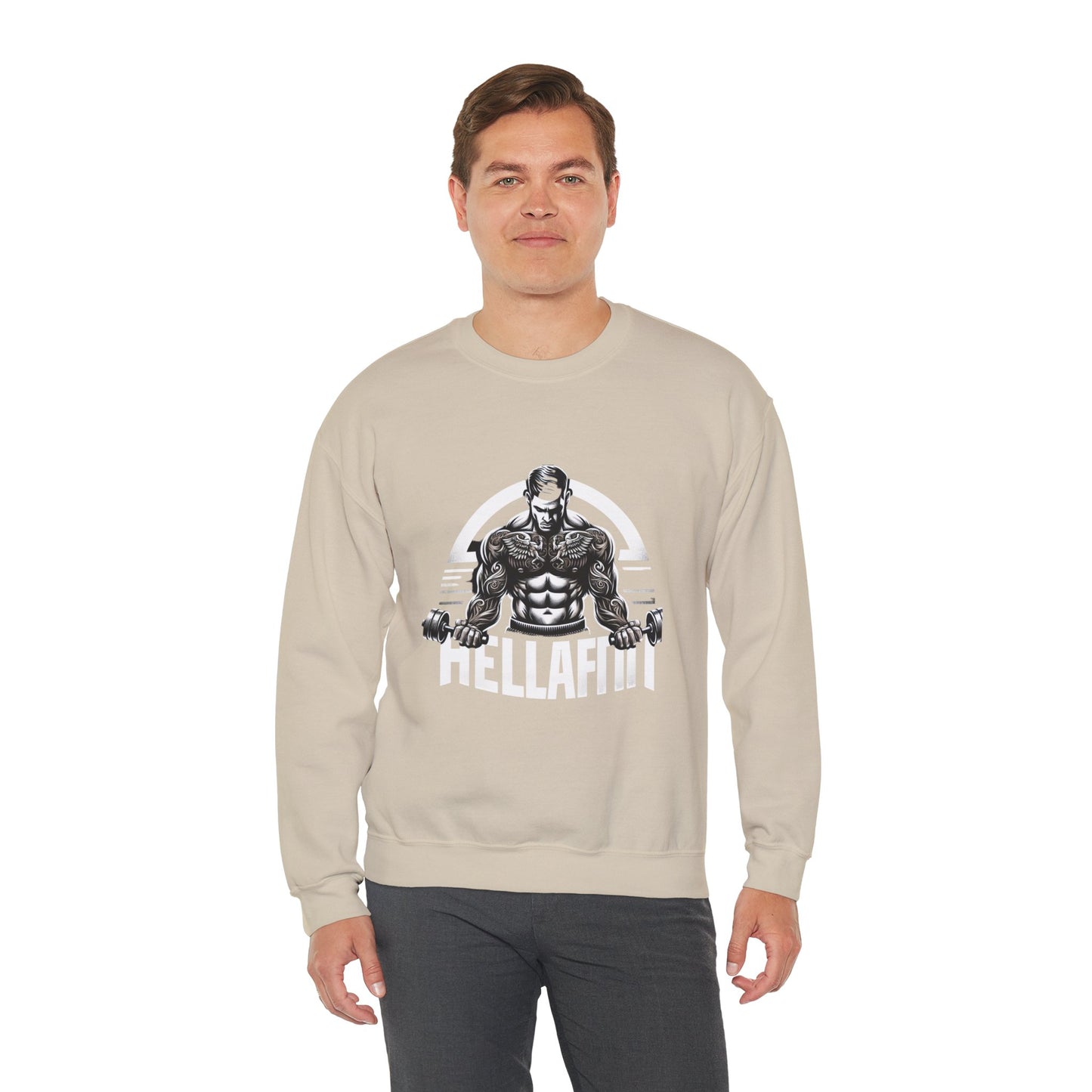 Men's "HELLAFIT" Original Design Sweatshirt