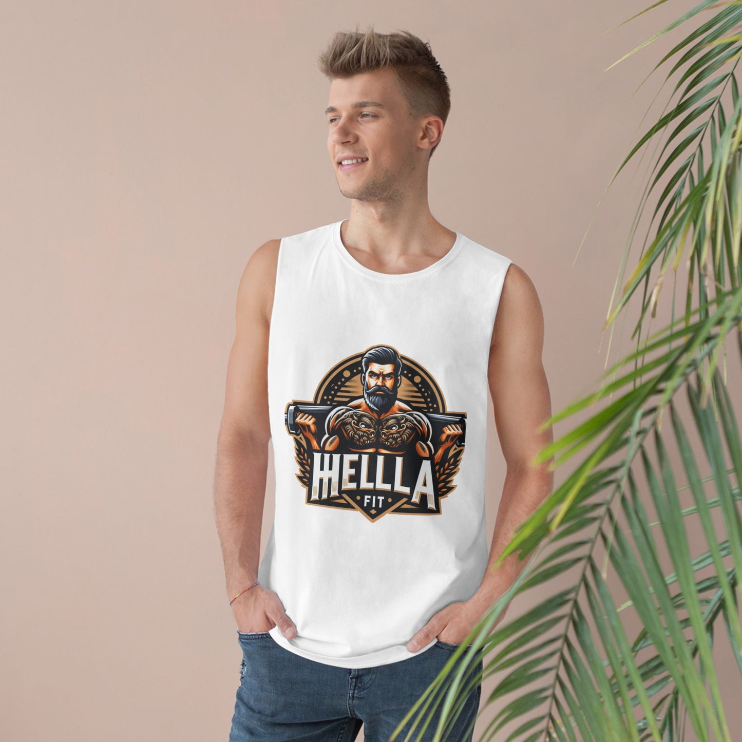 Men's "HELLAFIT" Original Design - Workout Tank