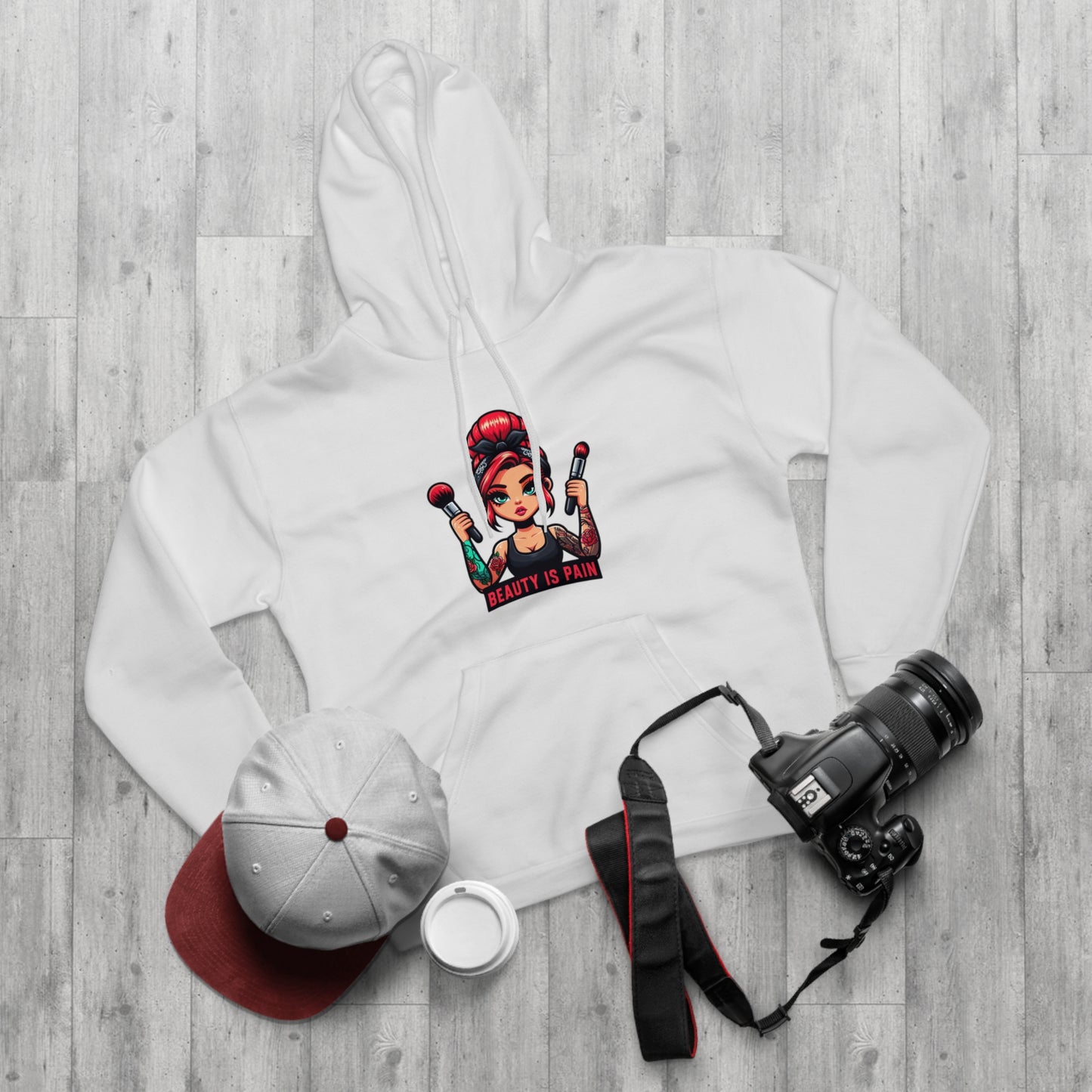 " Beauty is Pain" - Women's Pullover Hoodie