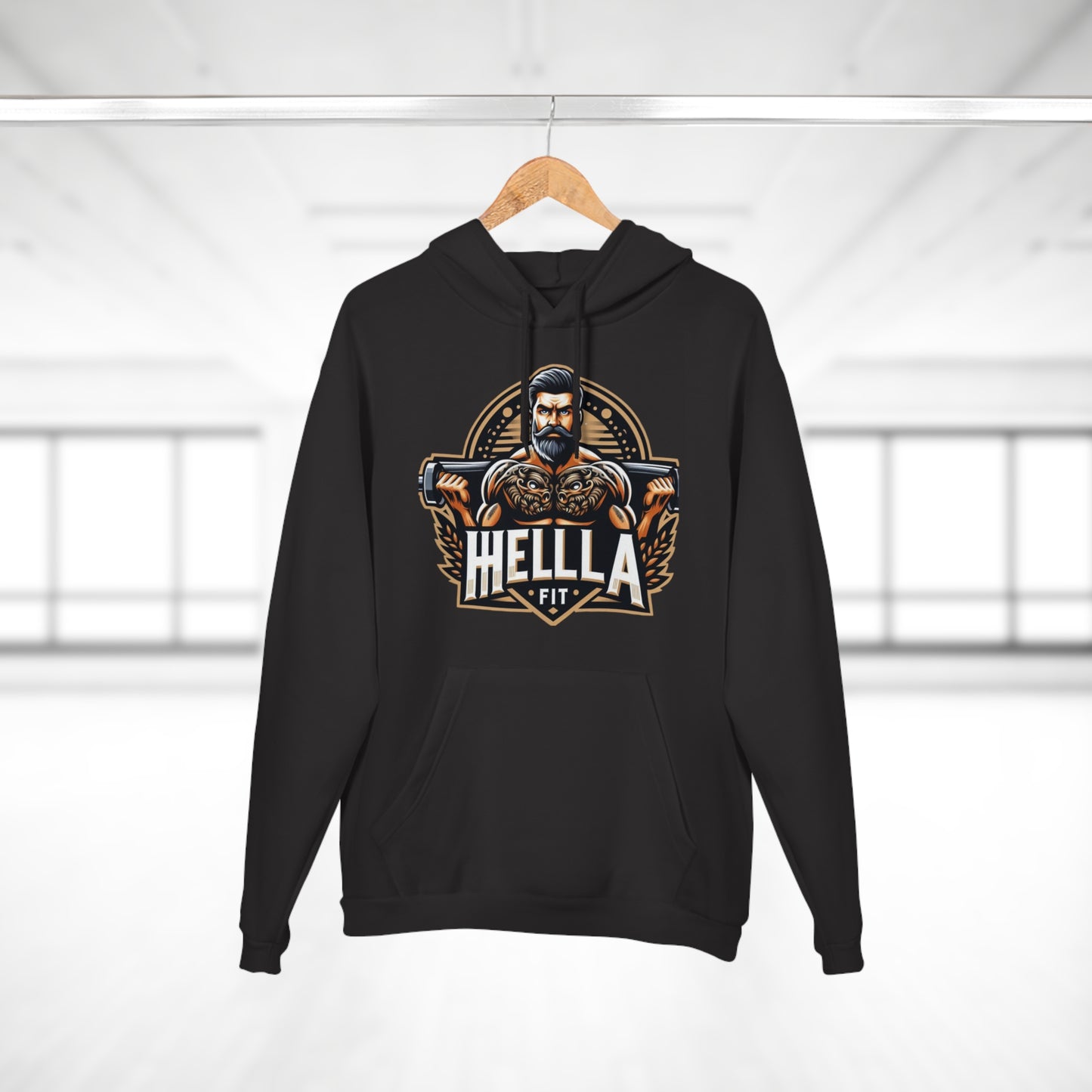 " HELLAFIT" Original Design - Men's Pullover Hoodie