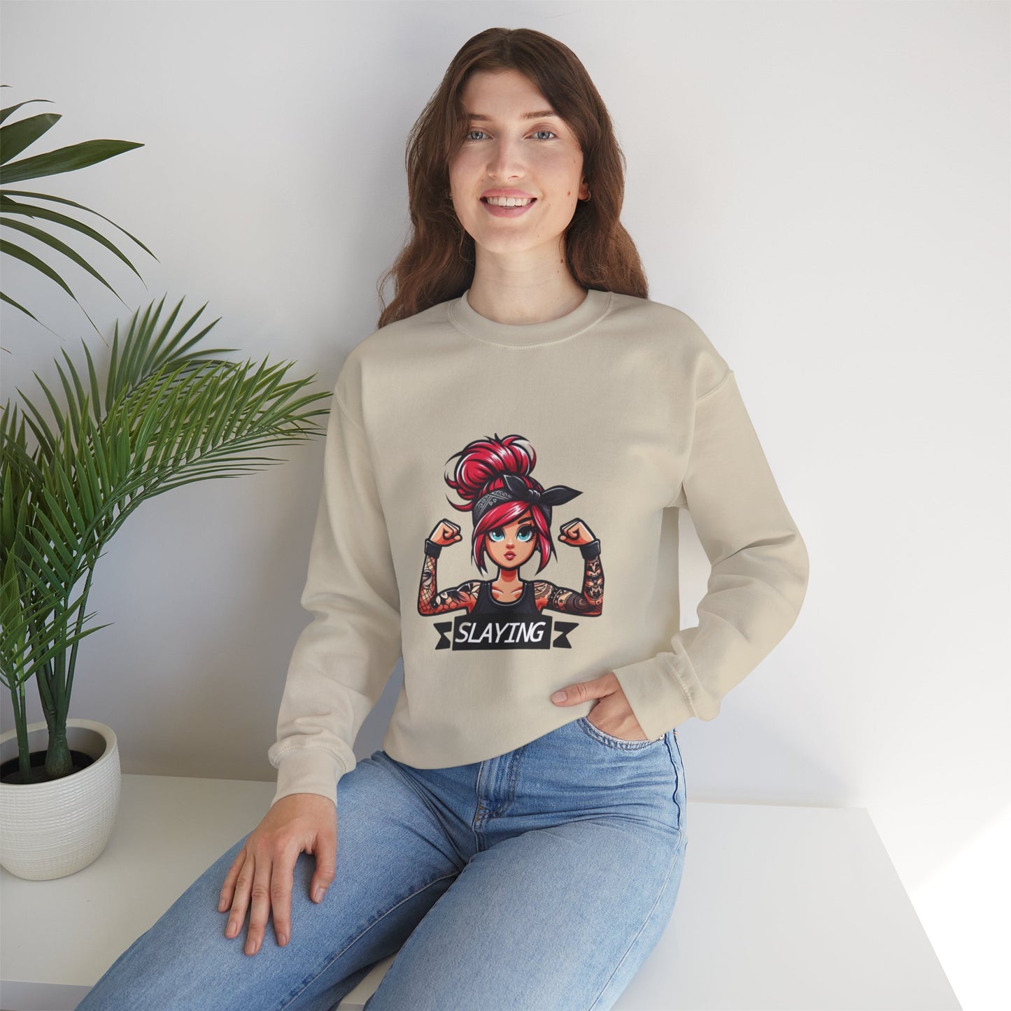 Women's " SLAYING" Sweatshirt
