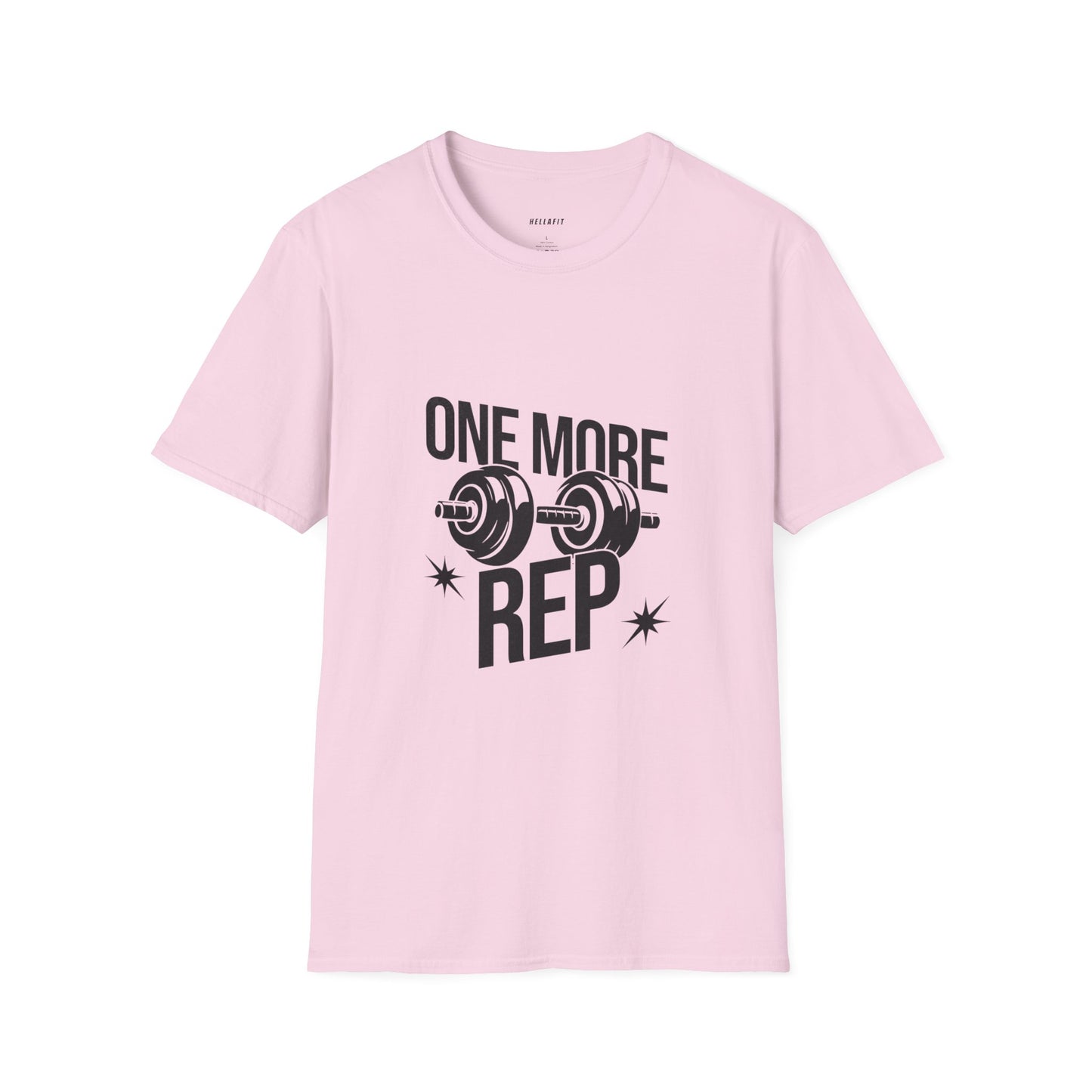 Motivational Gym T-Shirt - "One More Rep" Workout Tee