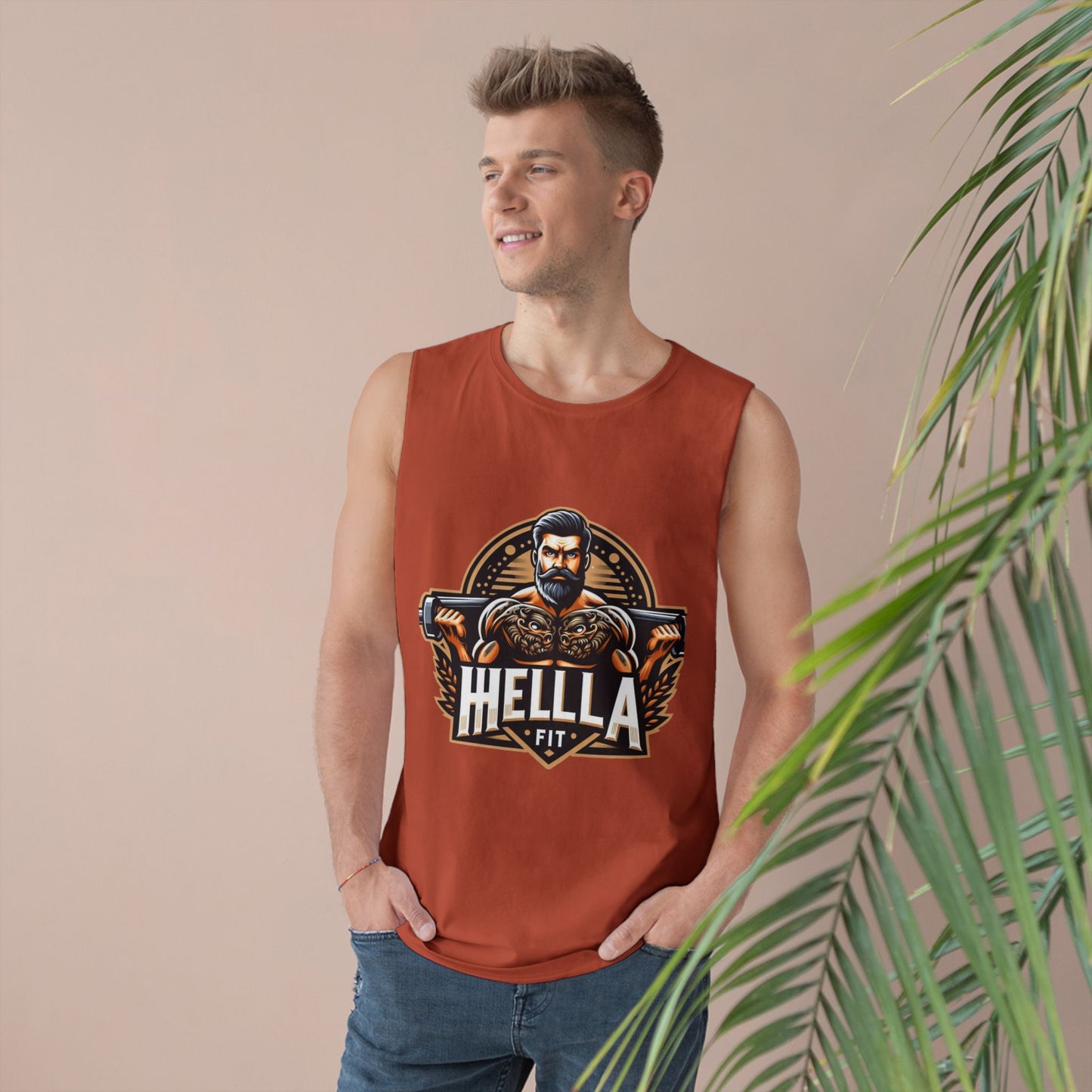 Men's "HELLAFIT" Original Design - Workout Tank