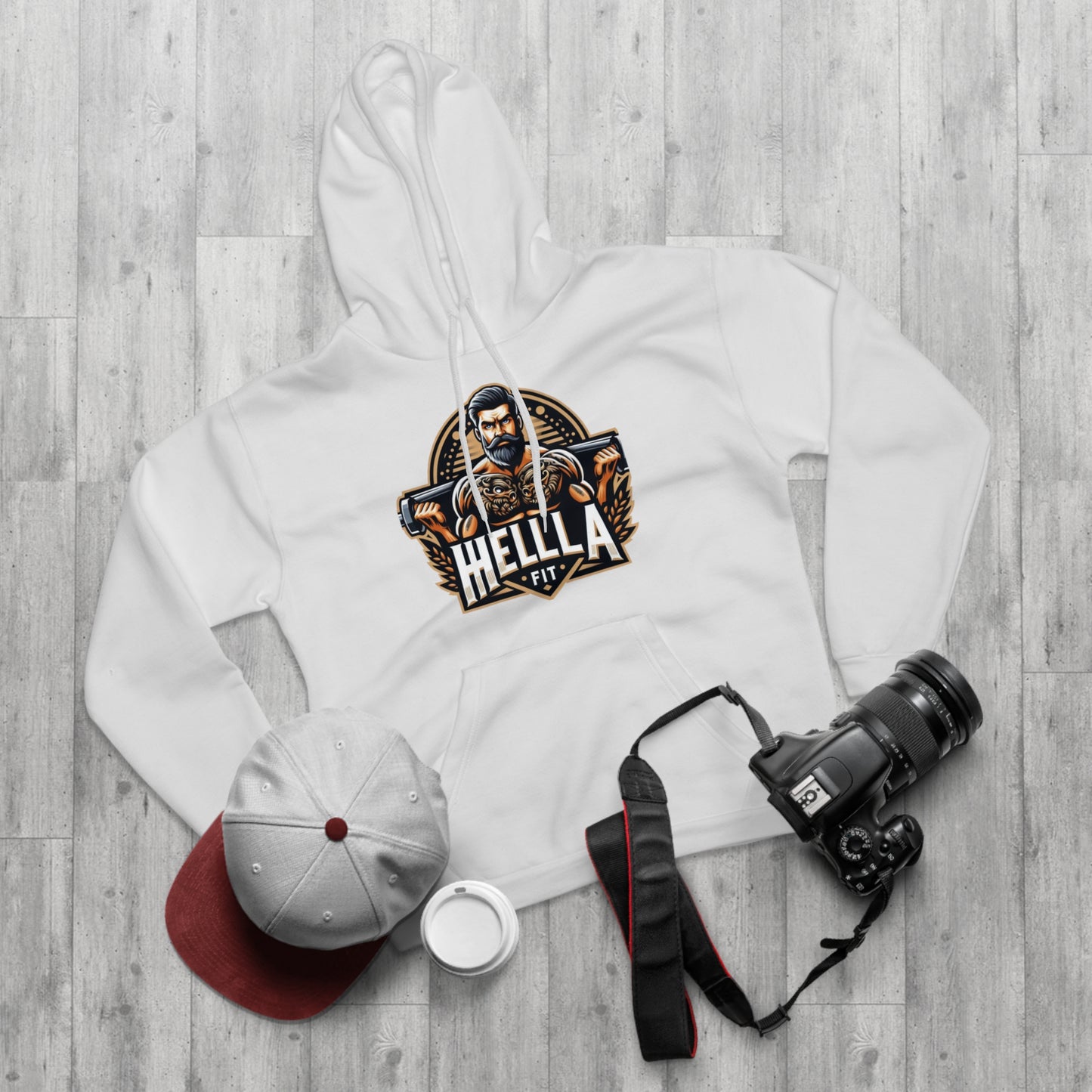 " HELLAFIT" Original Design - Men's Pullover Hoodie