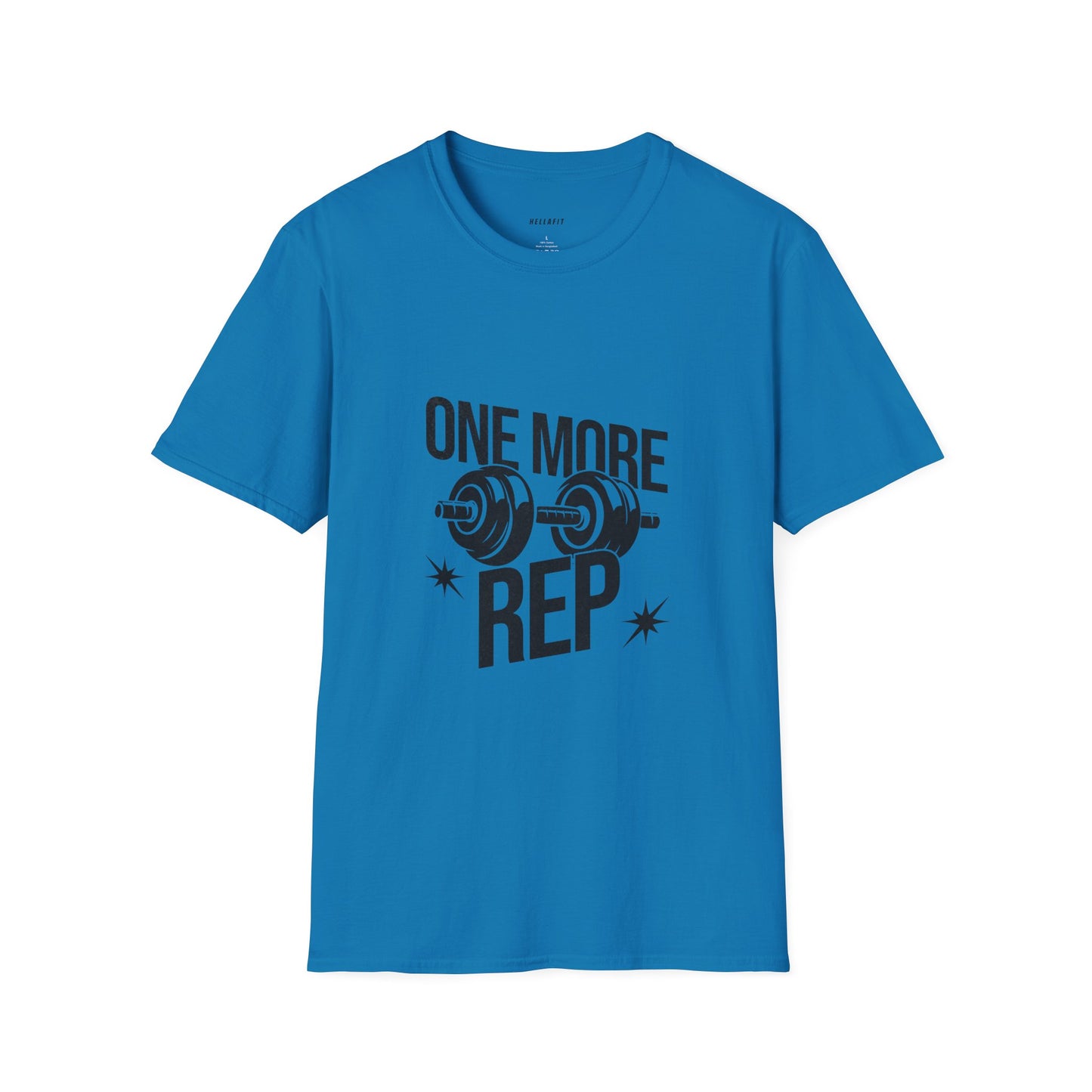 Motivational Gym T-Shirt - "One More Rep" Workout Tee