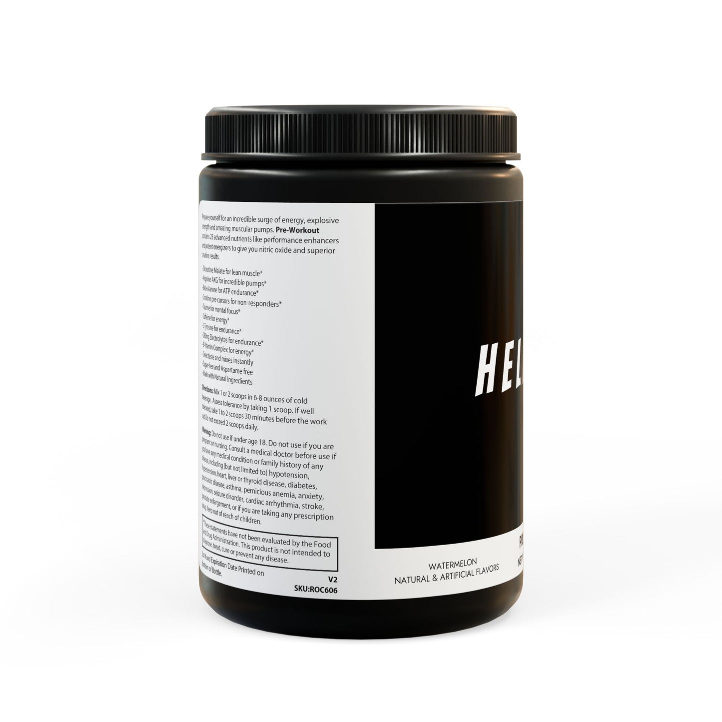 Pre-Workout Supplement, (Watermelon Flavor)