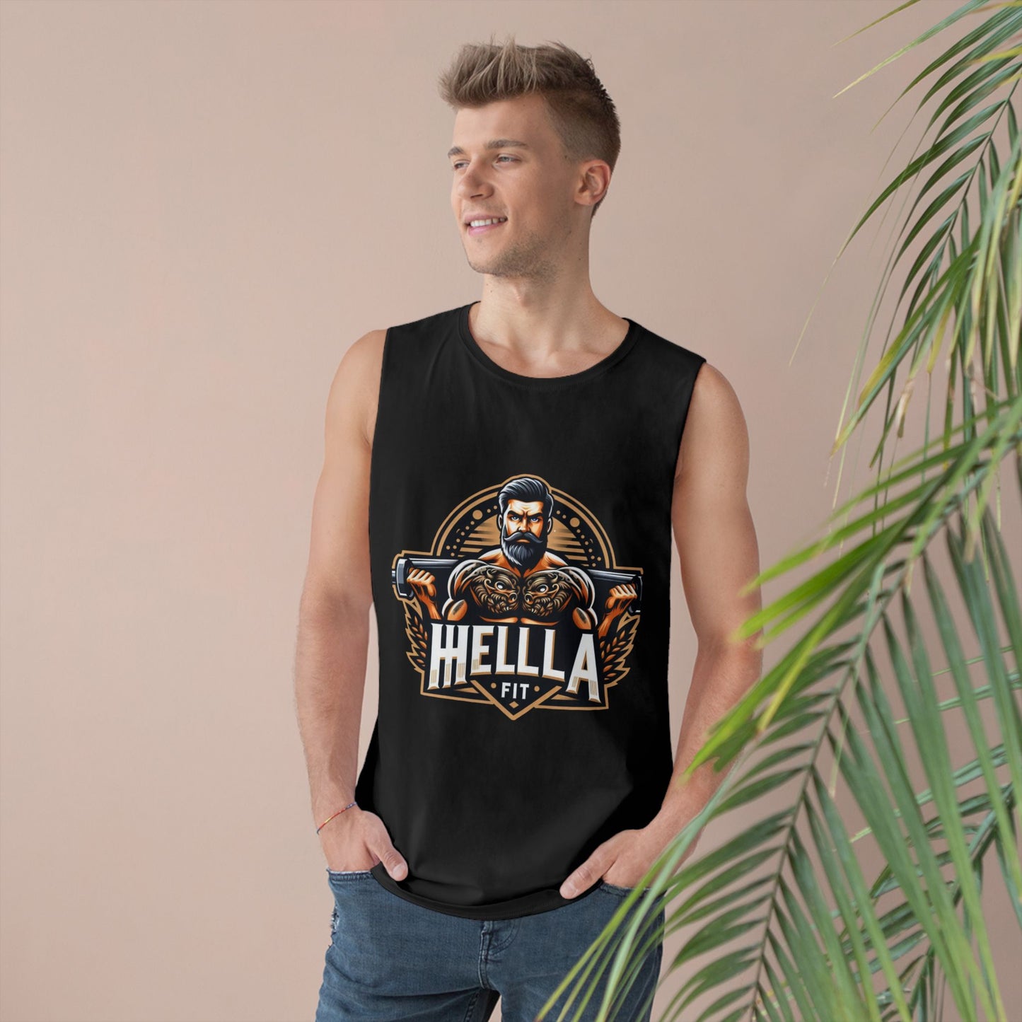 Men's "HELLAFIT" Original Design - Workout Tank