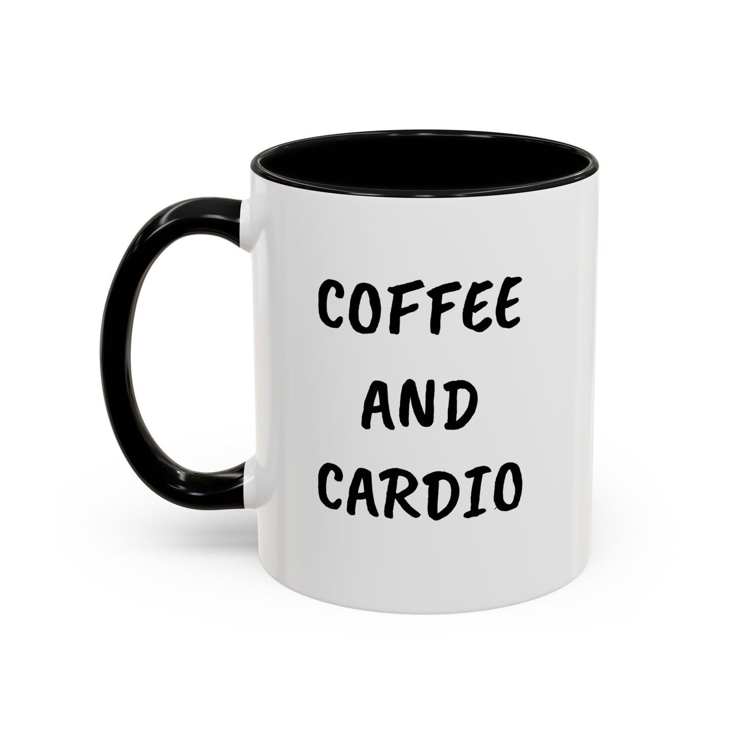 Coffee and Cardio Accent Mug
