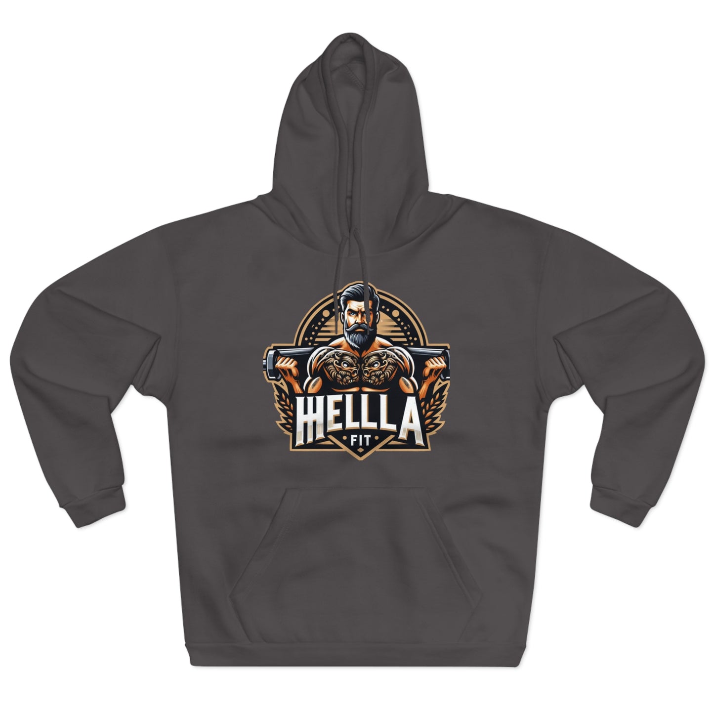 " HELLAFIT" Original Design - Men's Pullover Hoodie
