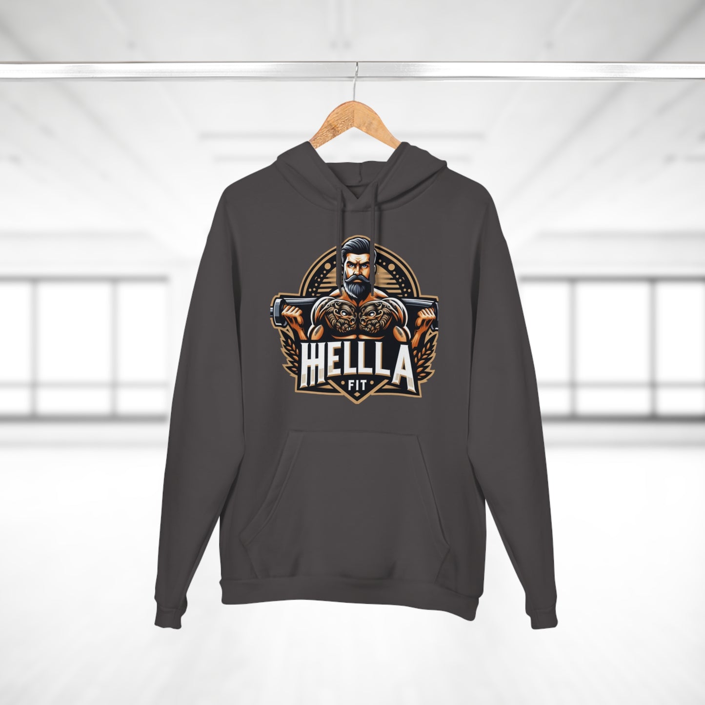 " HELLAFIT" Original Design - Men's Pullover Hoodie