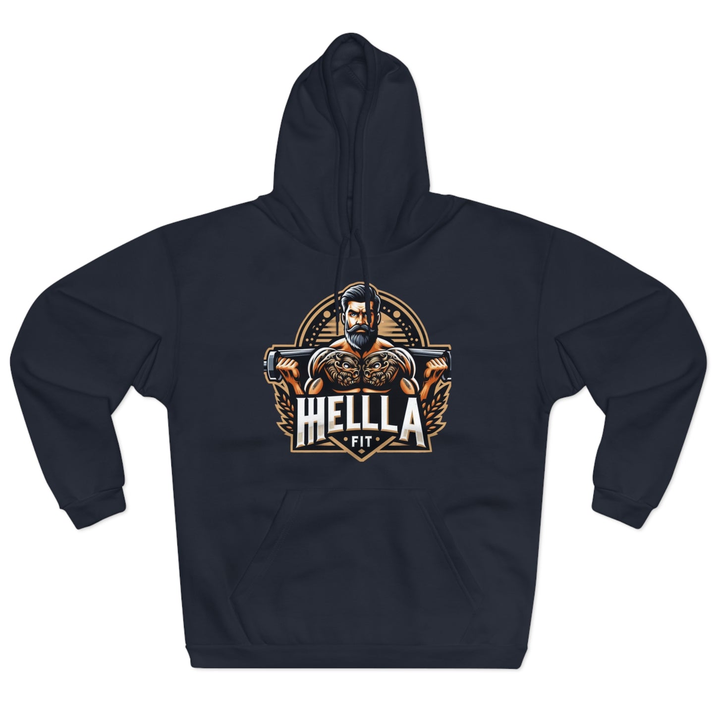 " HELLAFIT" Original Design - Men's Pullover Hoodie