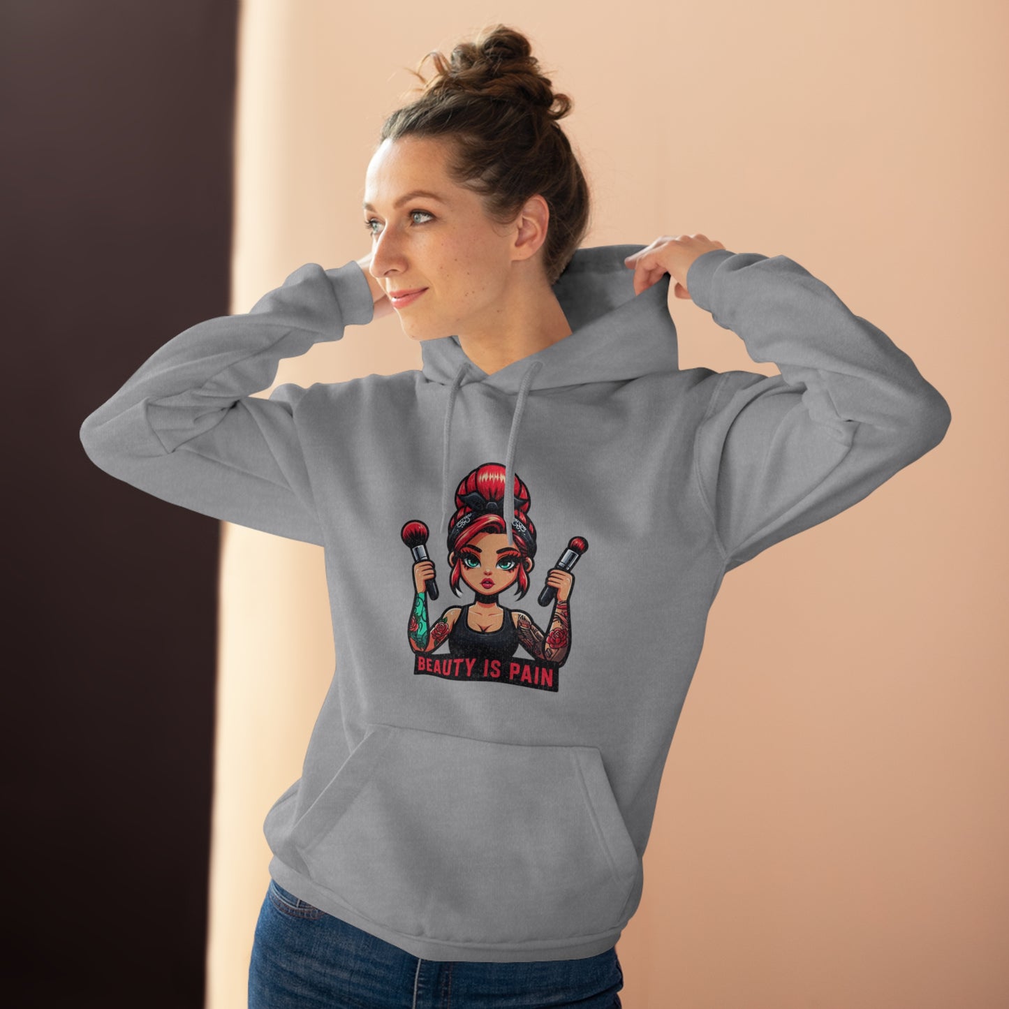 " Beauty is Pain" - Women's Pullover Hoodie