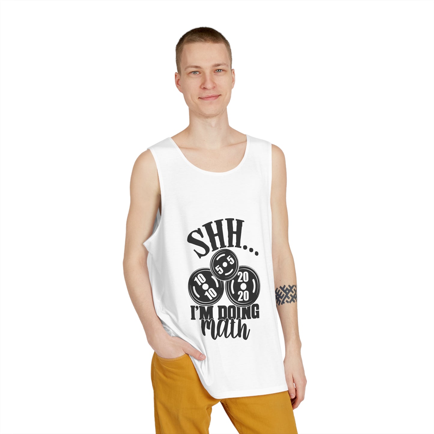 "SHHHH I'm doing Math" - Men's Workout Tank