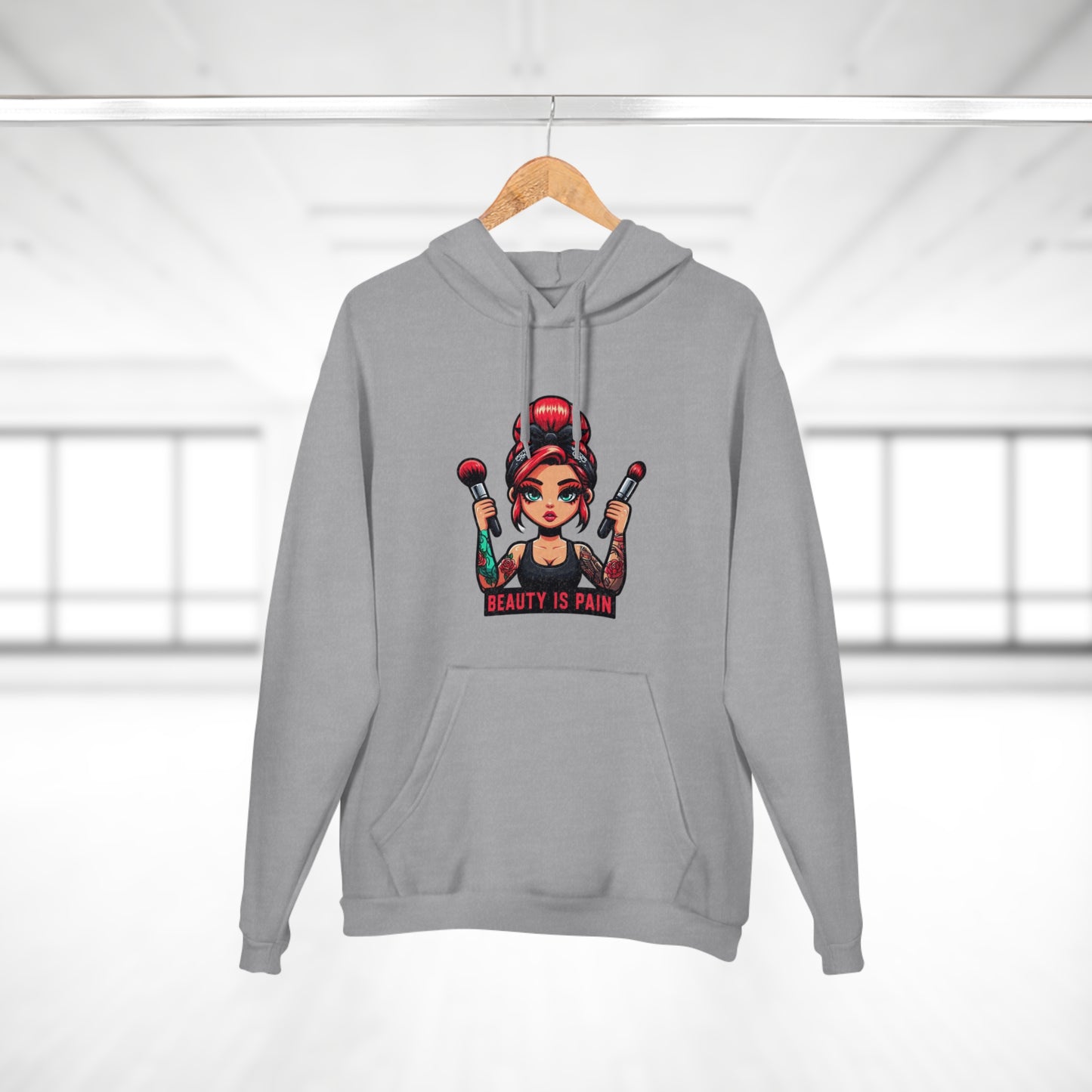 " Beauty is Pain" - Women's Pullover Hoodie