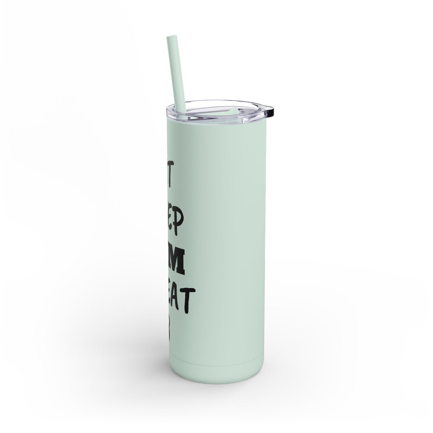 Skinny Matte Tumbler with straw , 20oz