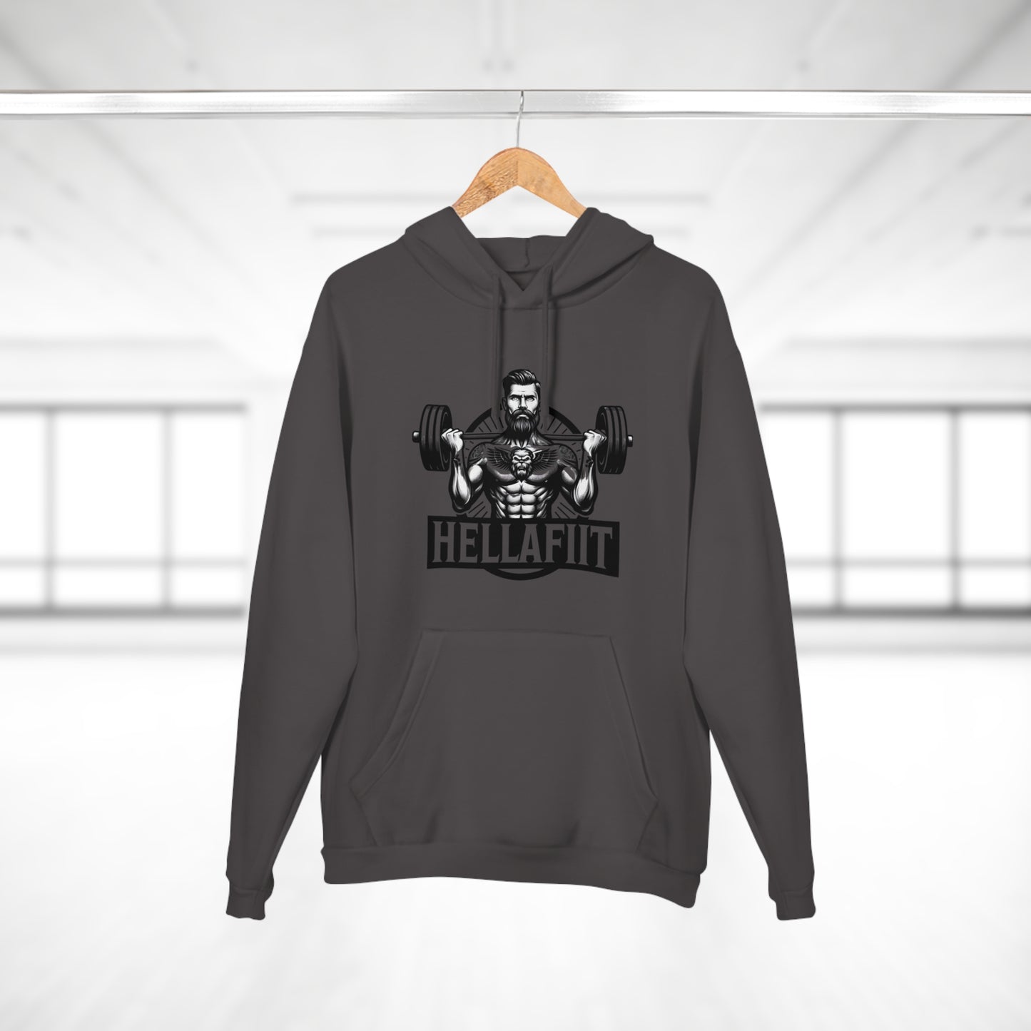 " HELLAFIT" Original Design - Men's Pullover Hoodie