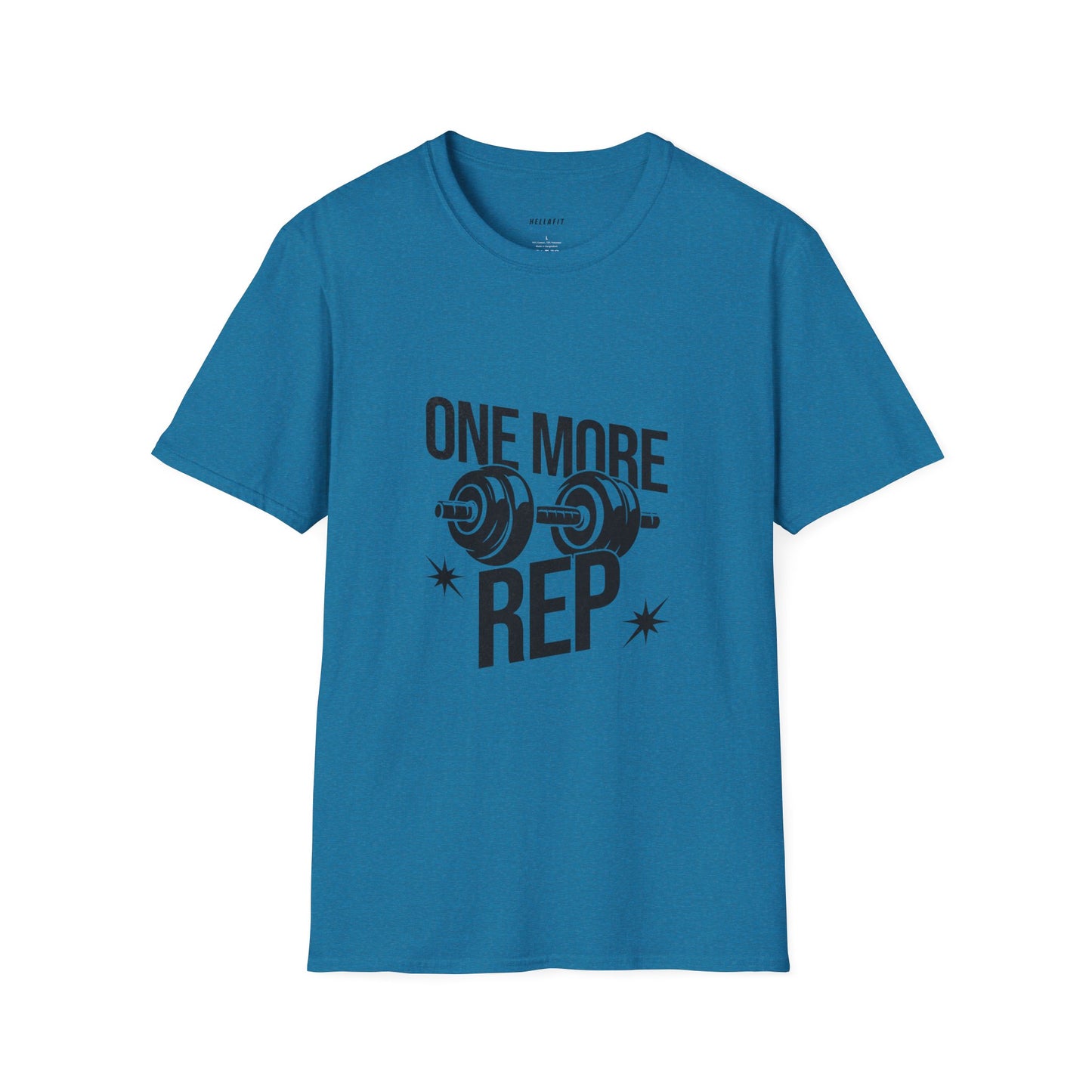 Motivational Gym T-Shirt - "One More Rep" Workout Tee