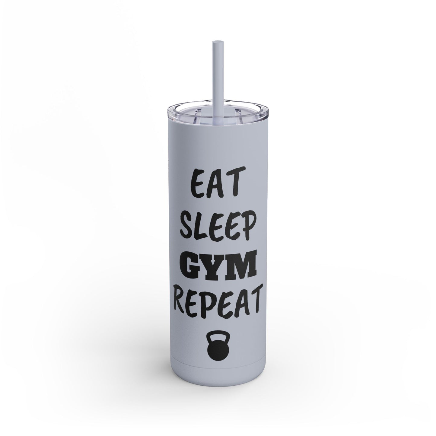 Skinny Matte Tumbler with straw , 20oz