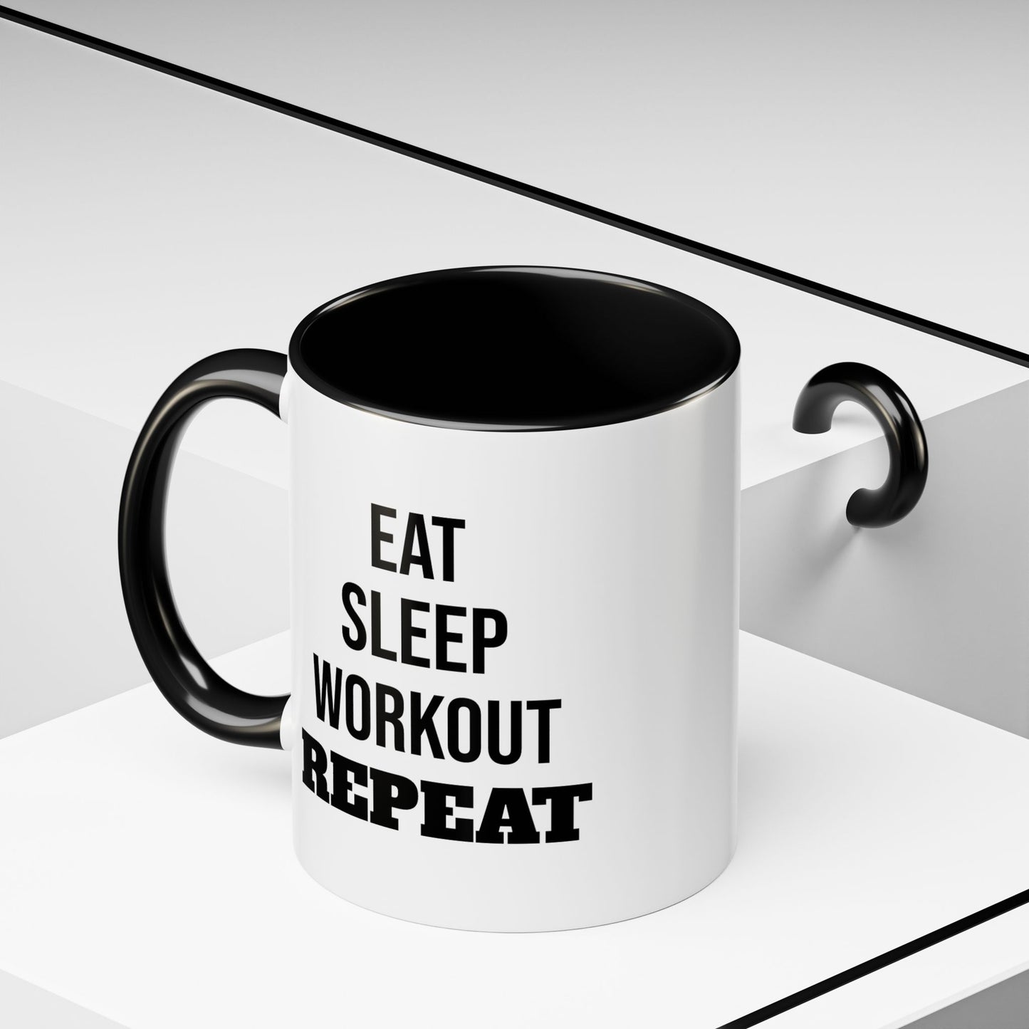 Eat Sleep Workout Repeat - Coffee Mug
