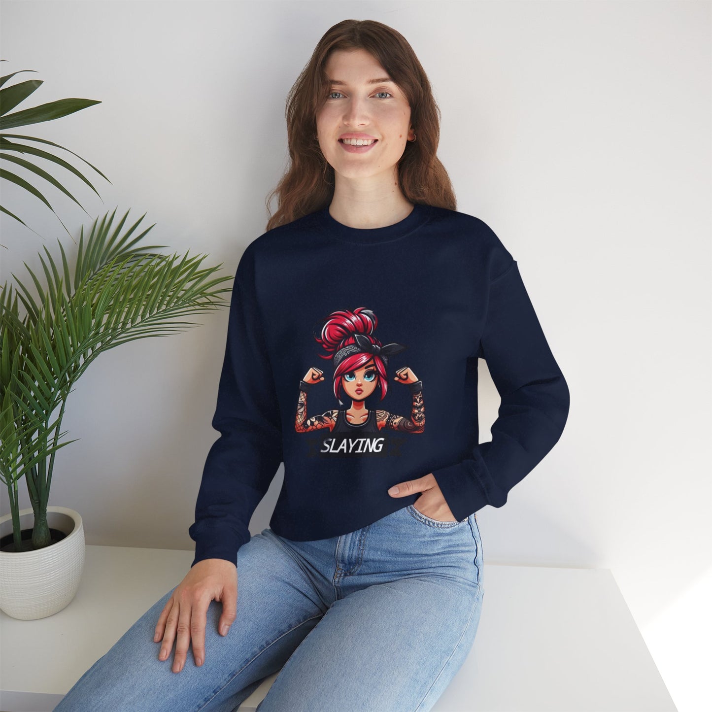 Women's " SLAYING" Sweatshirt