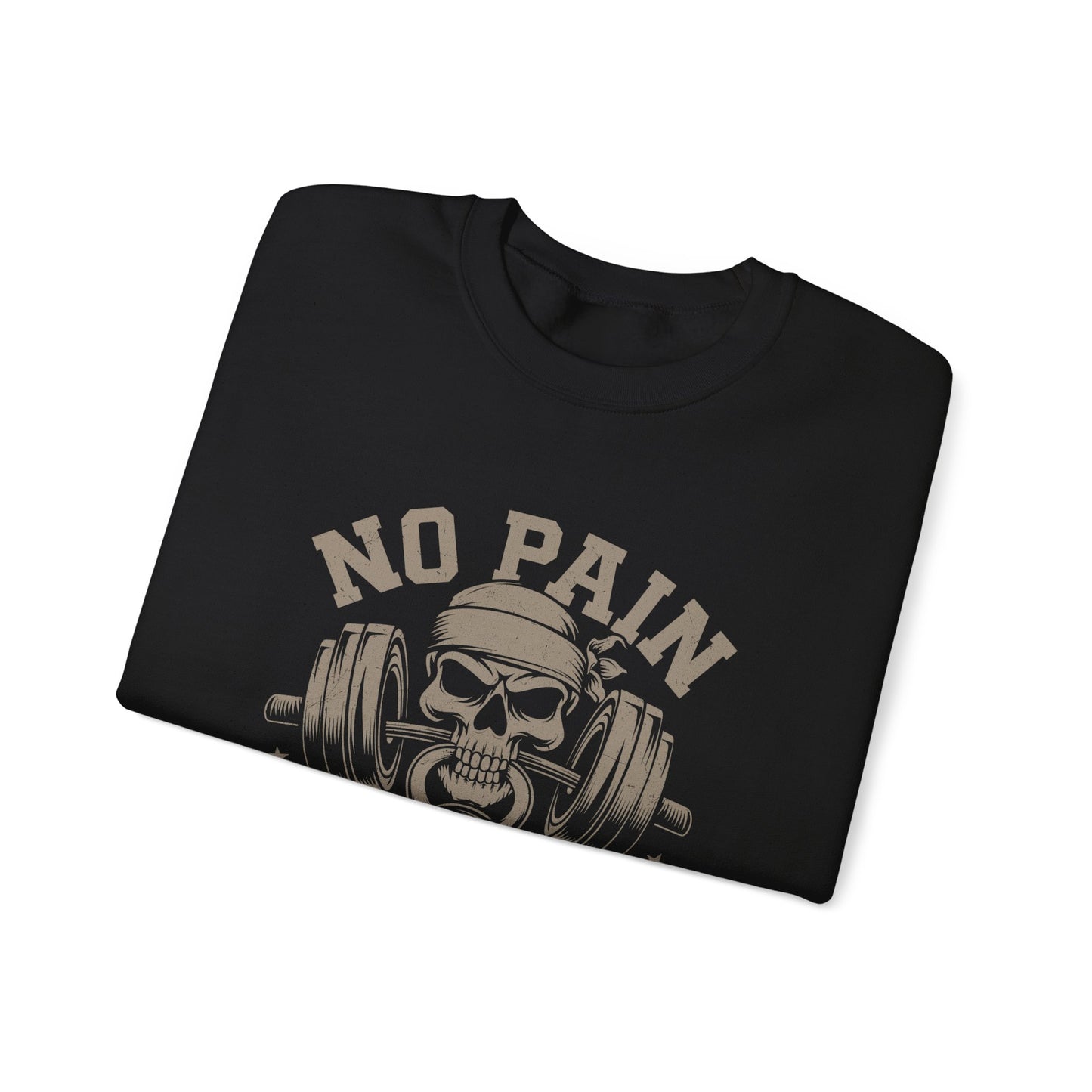 Men's Fitness Sweatshirt - " No Pain No Gain"