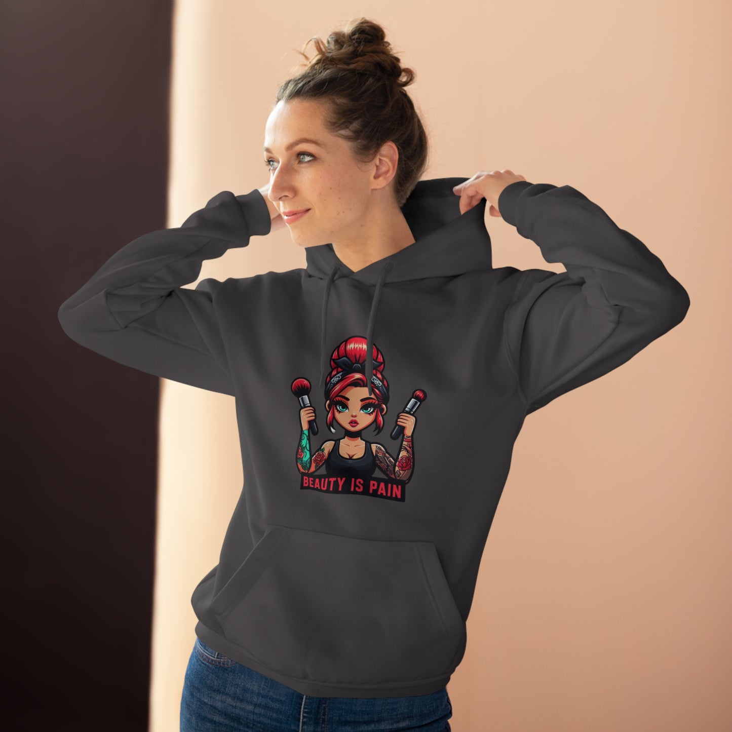 " Beauty is Pain" - Women's Pullover Hoodie