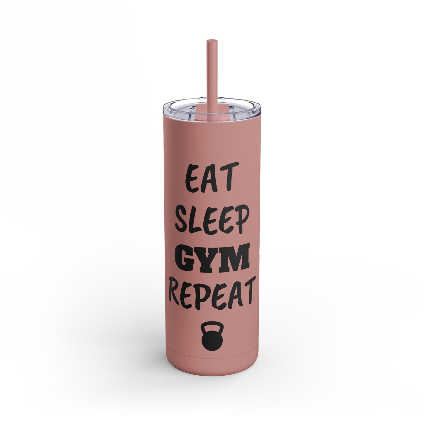 Skinny Matte Tumbler with straw , 20oz