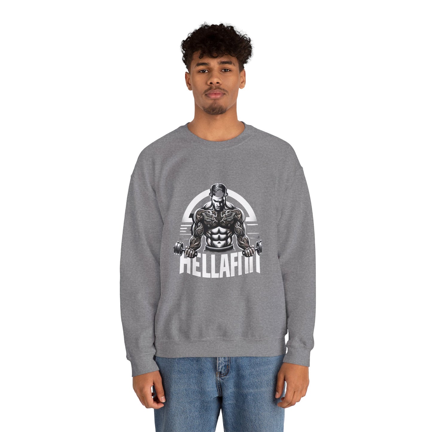 Men's "HELLAFIT" Original Design Sweatshirt