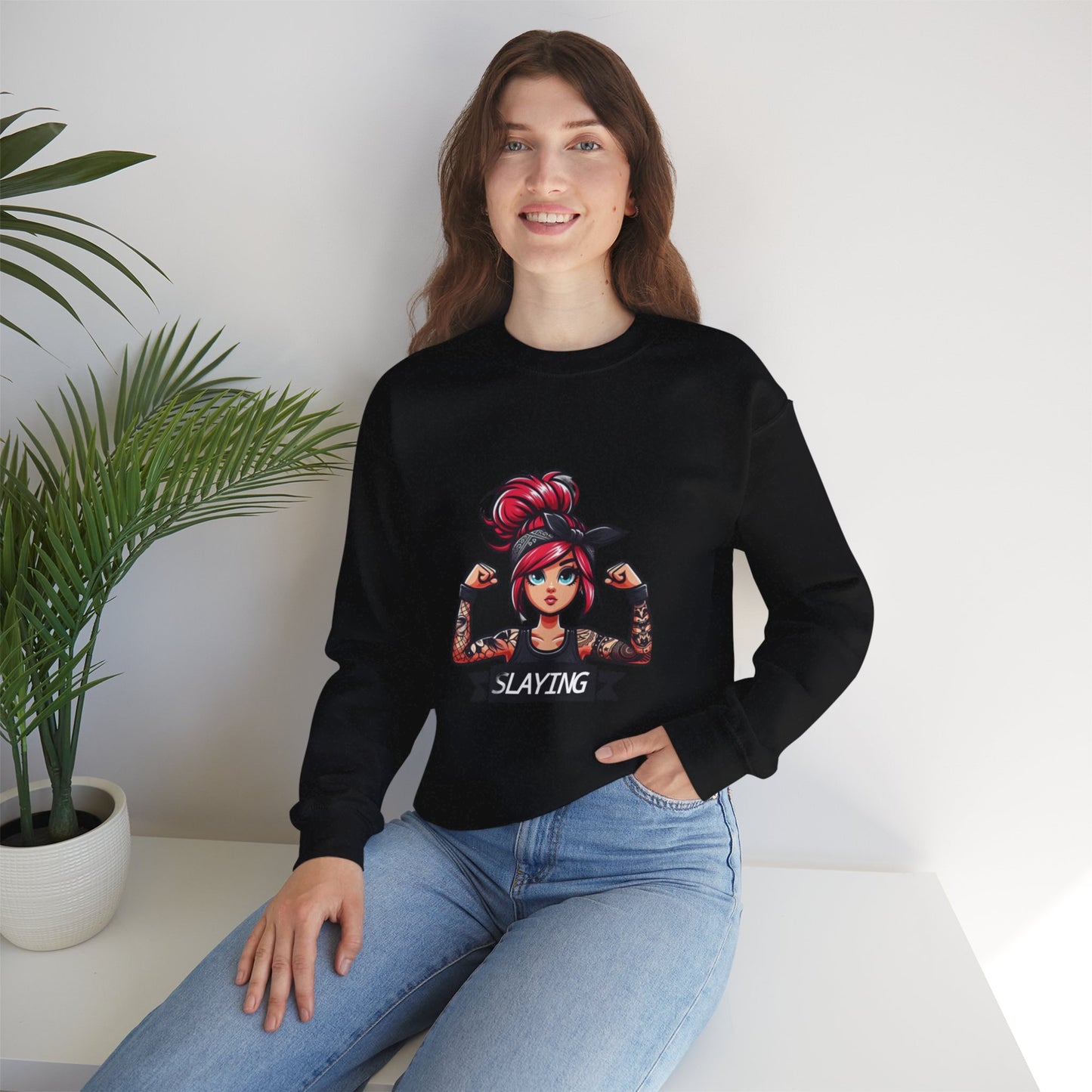 Women's " SLAYING" Sweatshirt