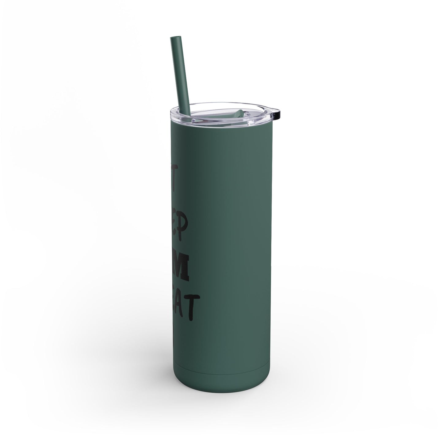 Skinny Matte Tumbler with straw , 20oz