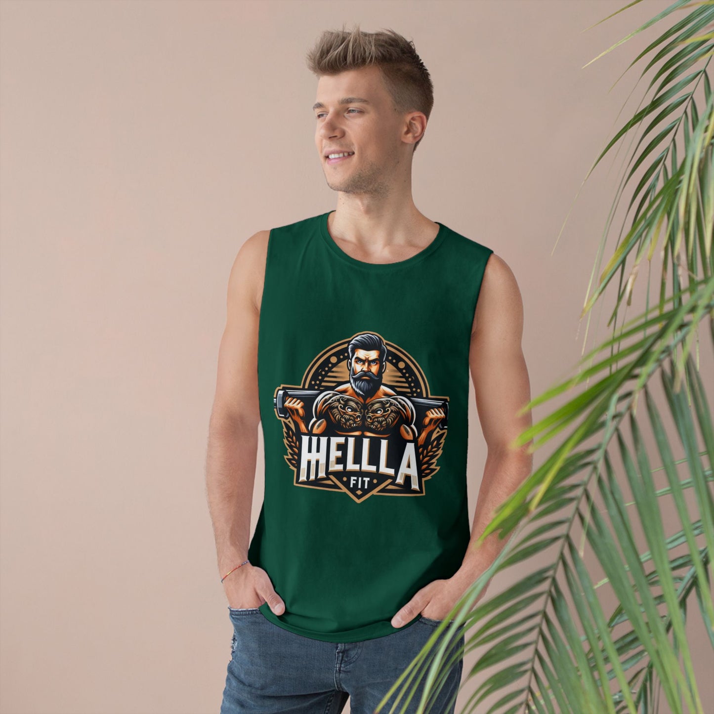 Men's "HELLAFIT" Original Design - Workout Tank