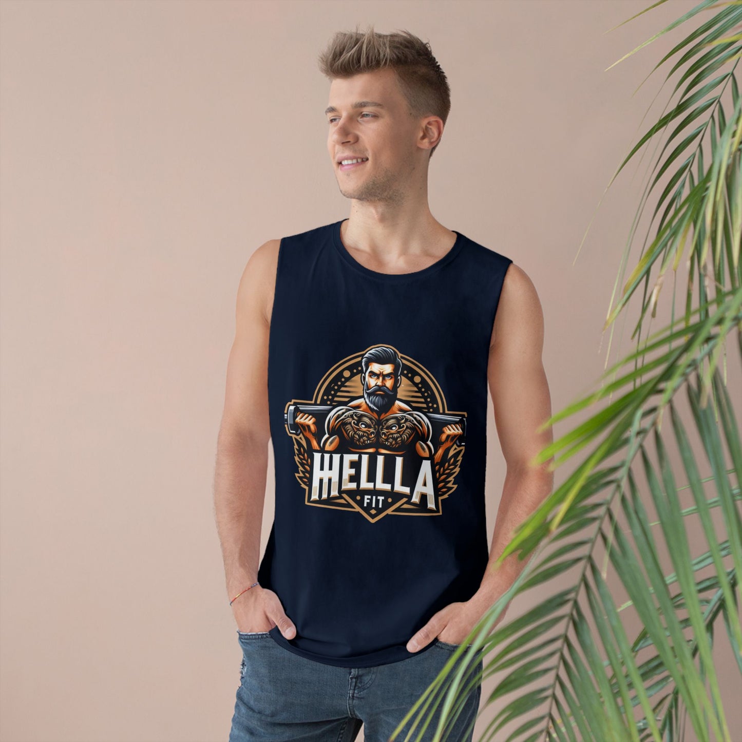 Men's "HELLAFIT" Original Design - Workout Tank