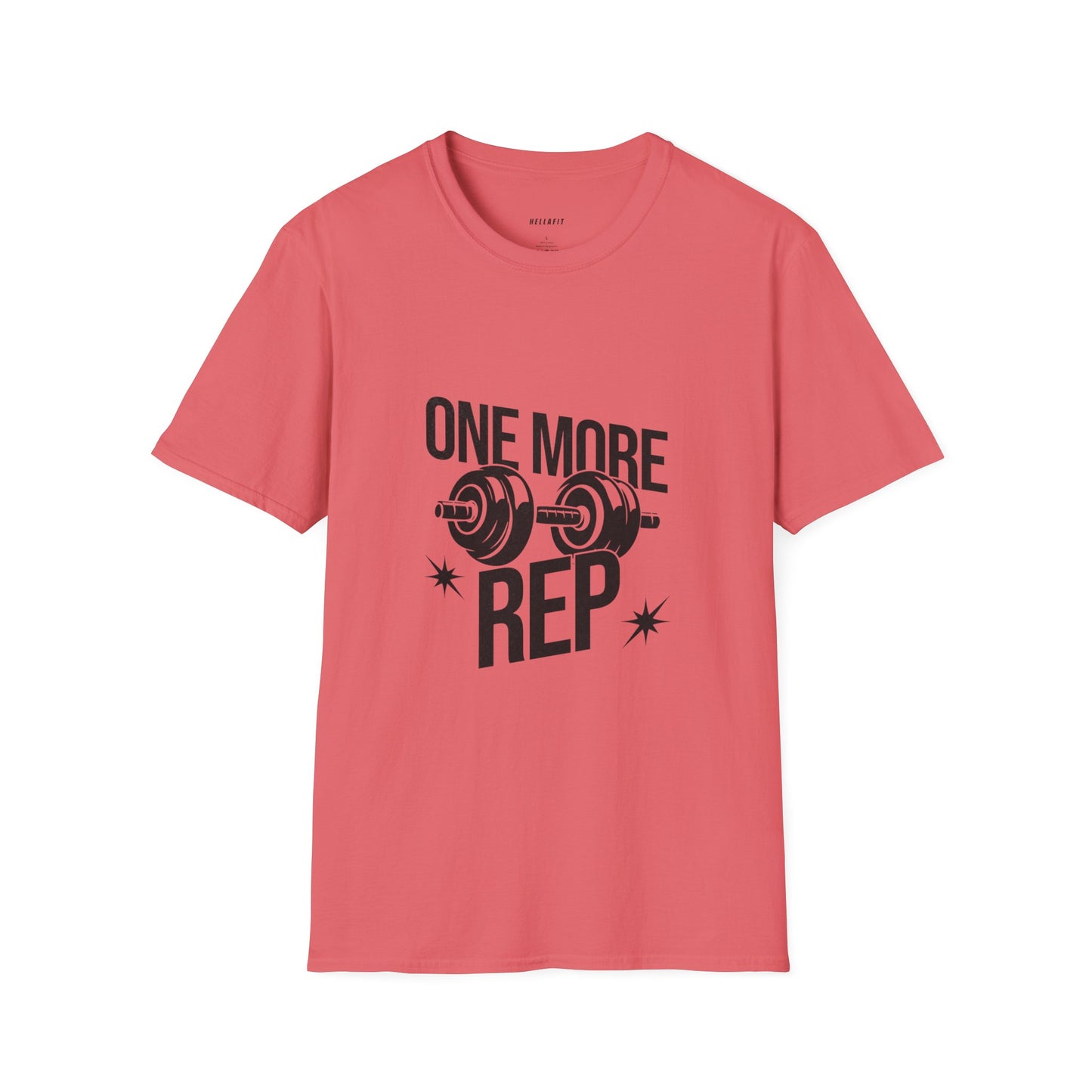 Motivational Gym T-Shirt - "One More Rep" Workout Tee