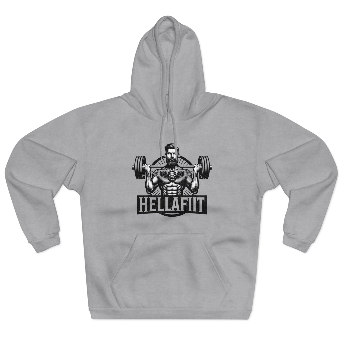 " HELLAFIT" Original Design - Men's Pullover Hoodie