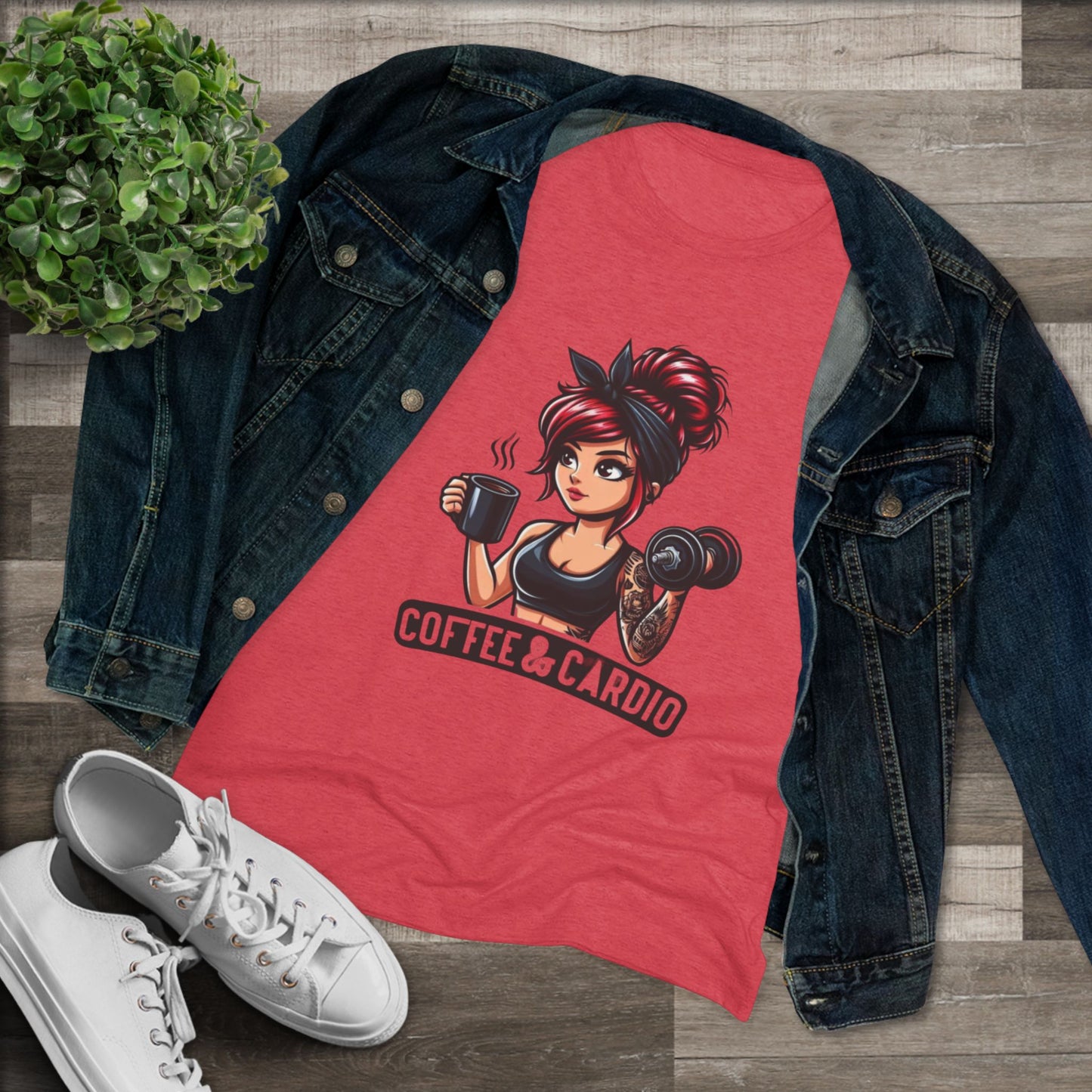 Women's "Coffee & Cardio" Tee