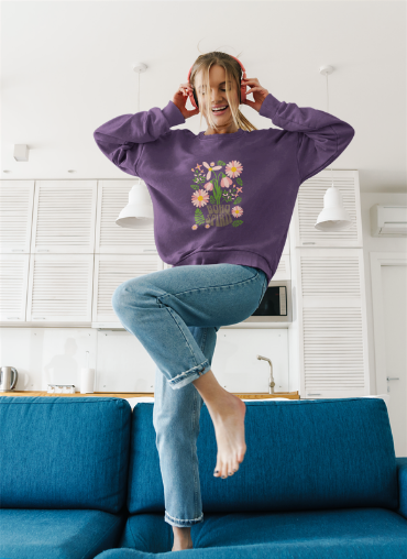 Women's Boho Crewneck Sweatshirt