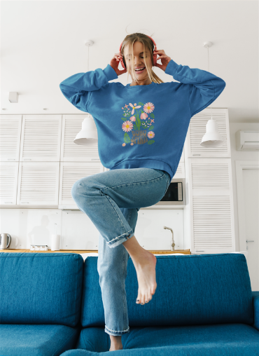 Women's Boho Crewneck Sweatshirt