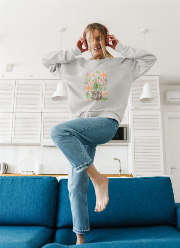 Women's Boho Crewneck Sweatshirt