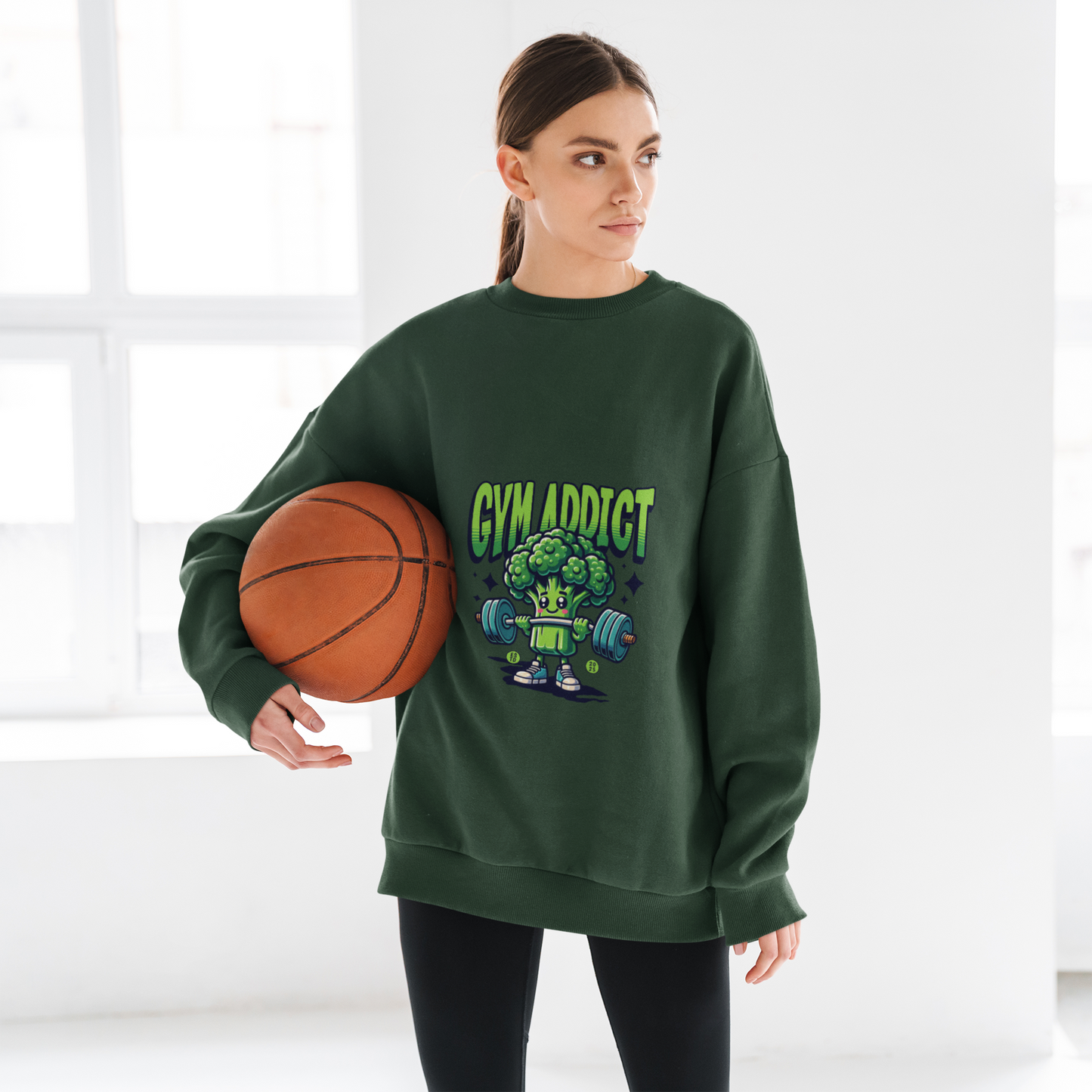 " Gym Addict" Funny Sweatshirt