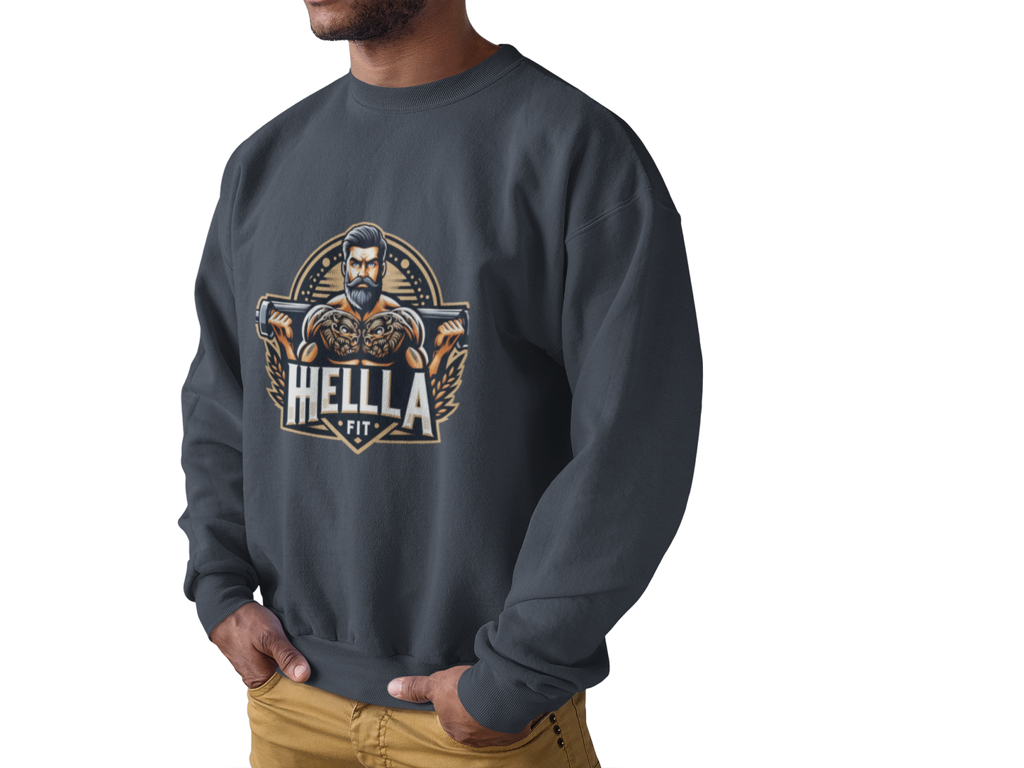 Men's " HELLAFIT" Original Design Sweatshirt