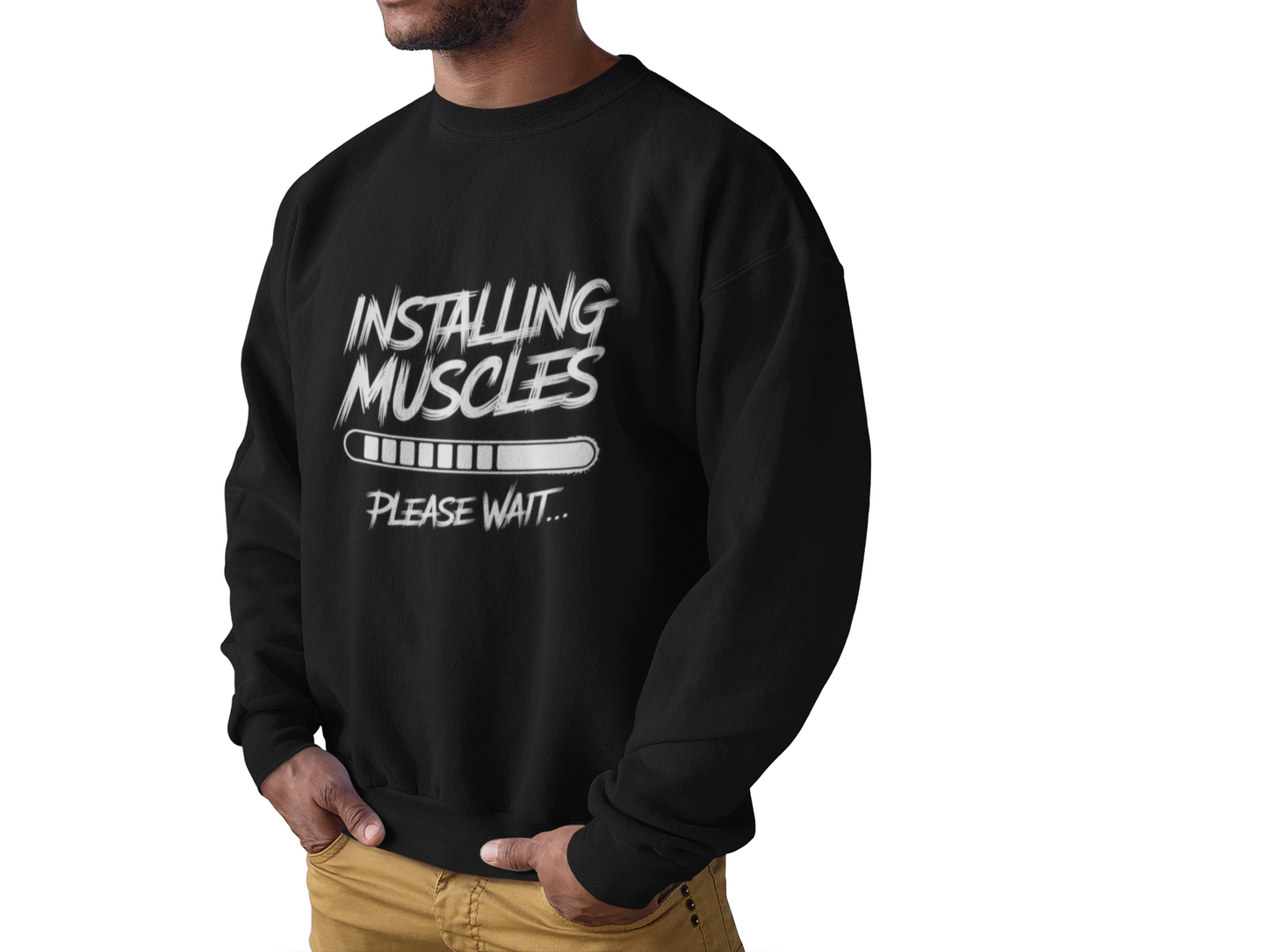 Installing Muscles - Crewneck Sweatshirt