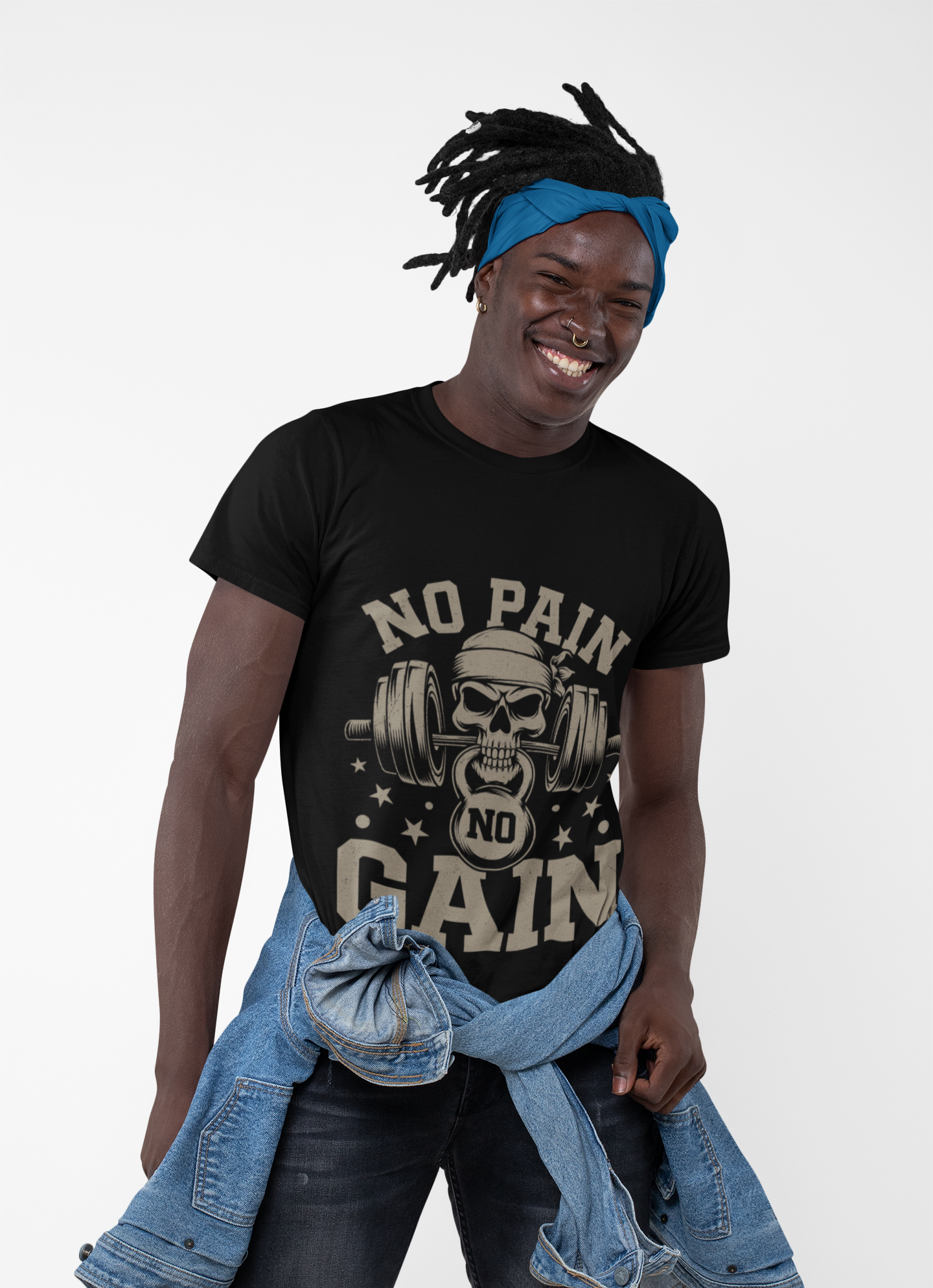 Men's Fitness T-Shirt "No Pain No Gain"