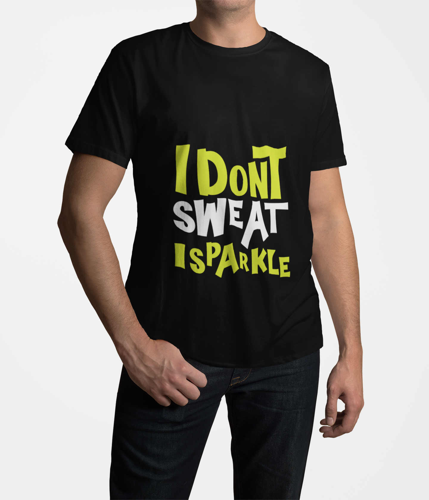 I Don't Sweat, I Sparkle Unisex Soft style T-Shirt