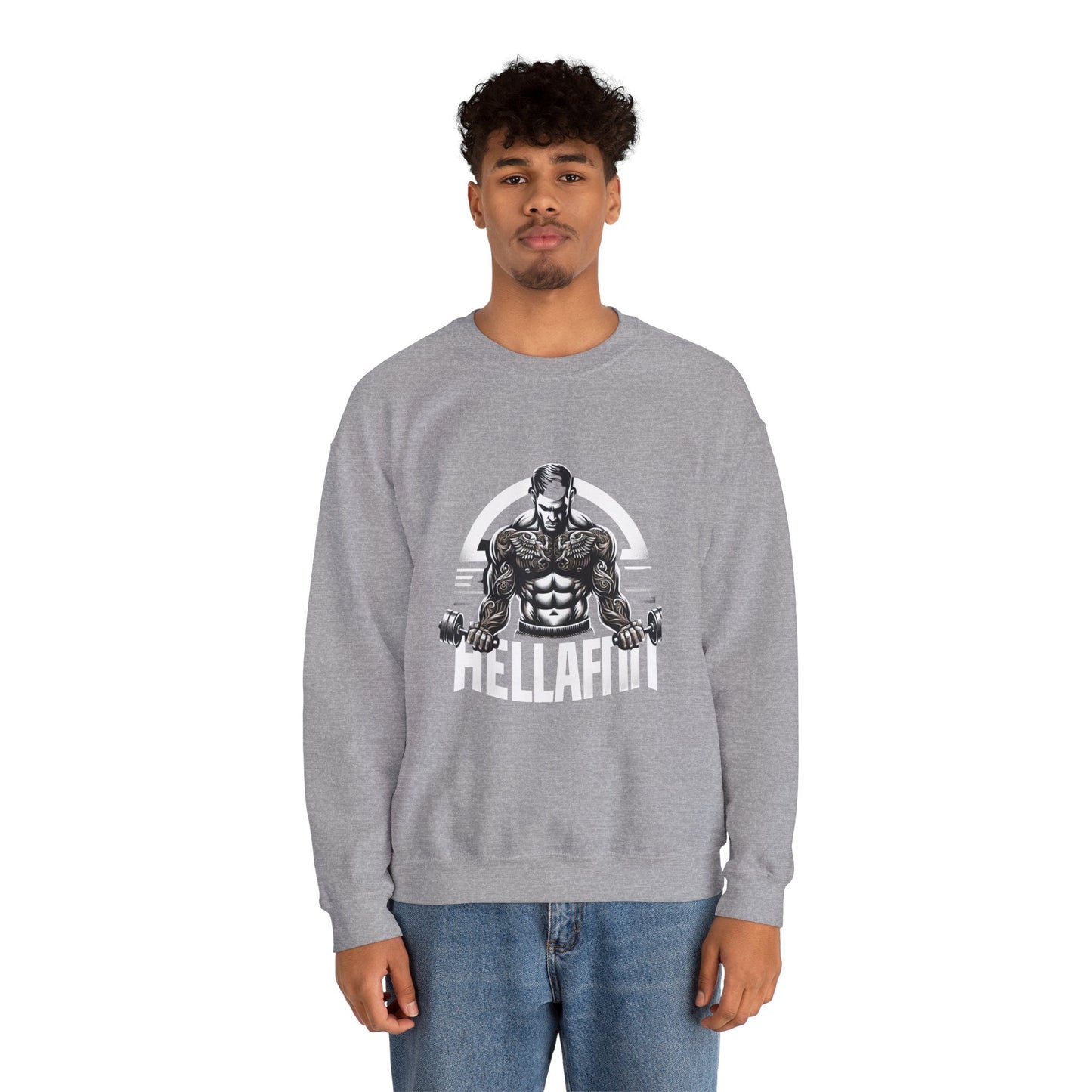Men's "HELLAFIT" Original Design Sweatshirt