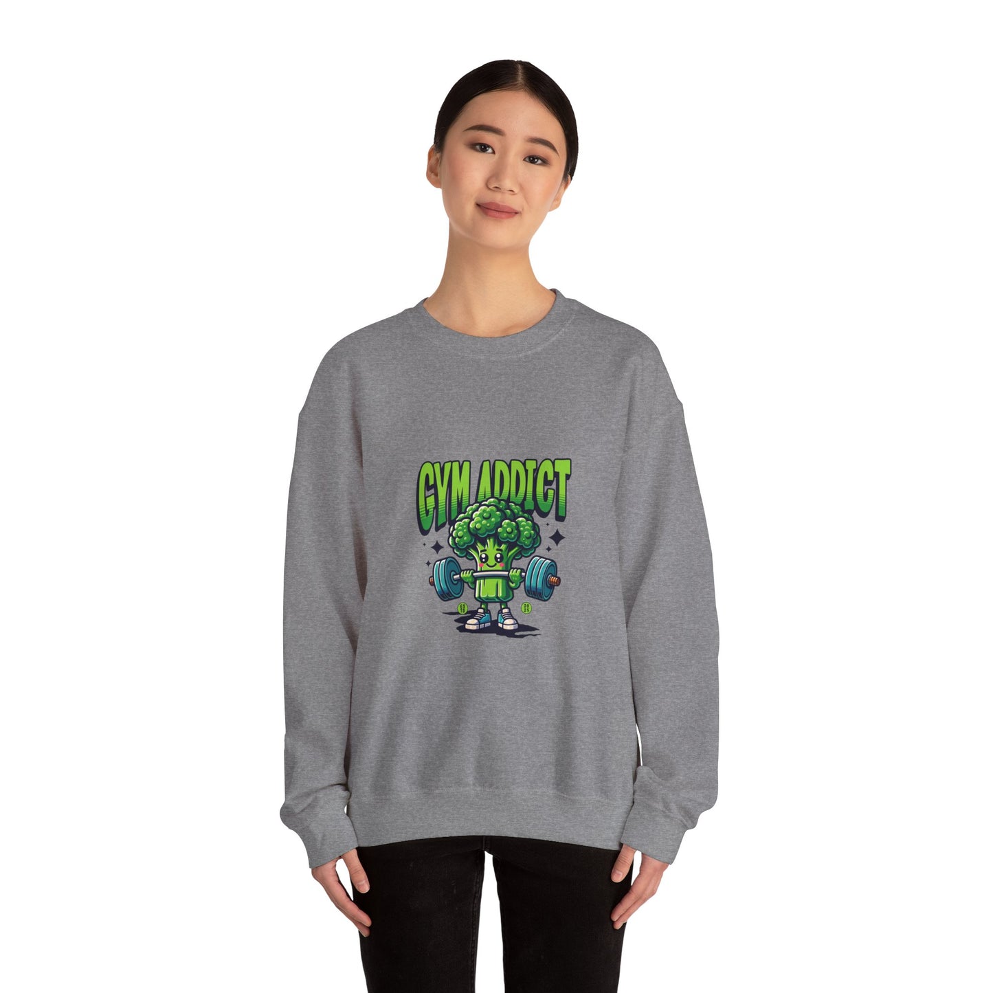 " Gym Addict" Funny Sweatshirt