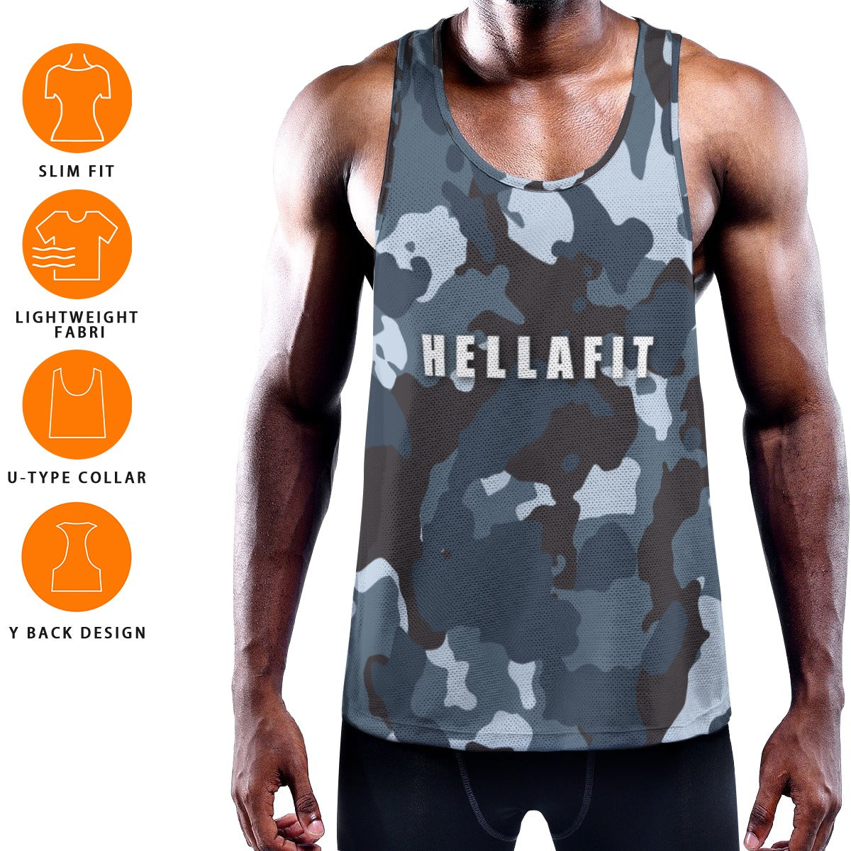 Men's Slim Y-Back Muscle Tank Top