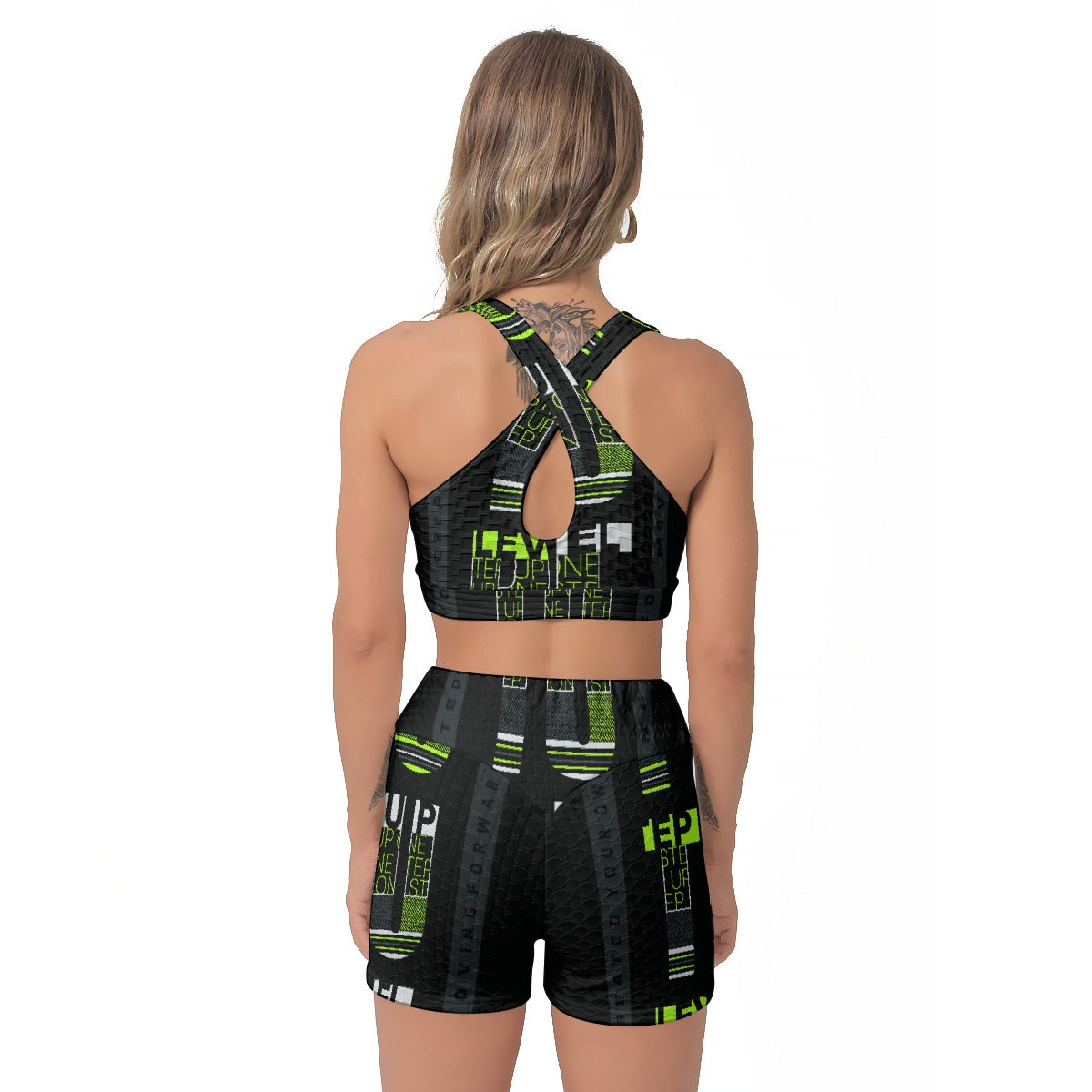 All-Over Print Women's Sports Bra Suit